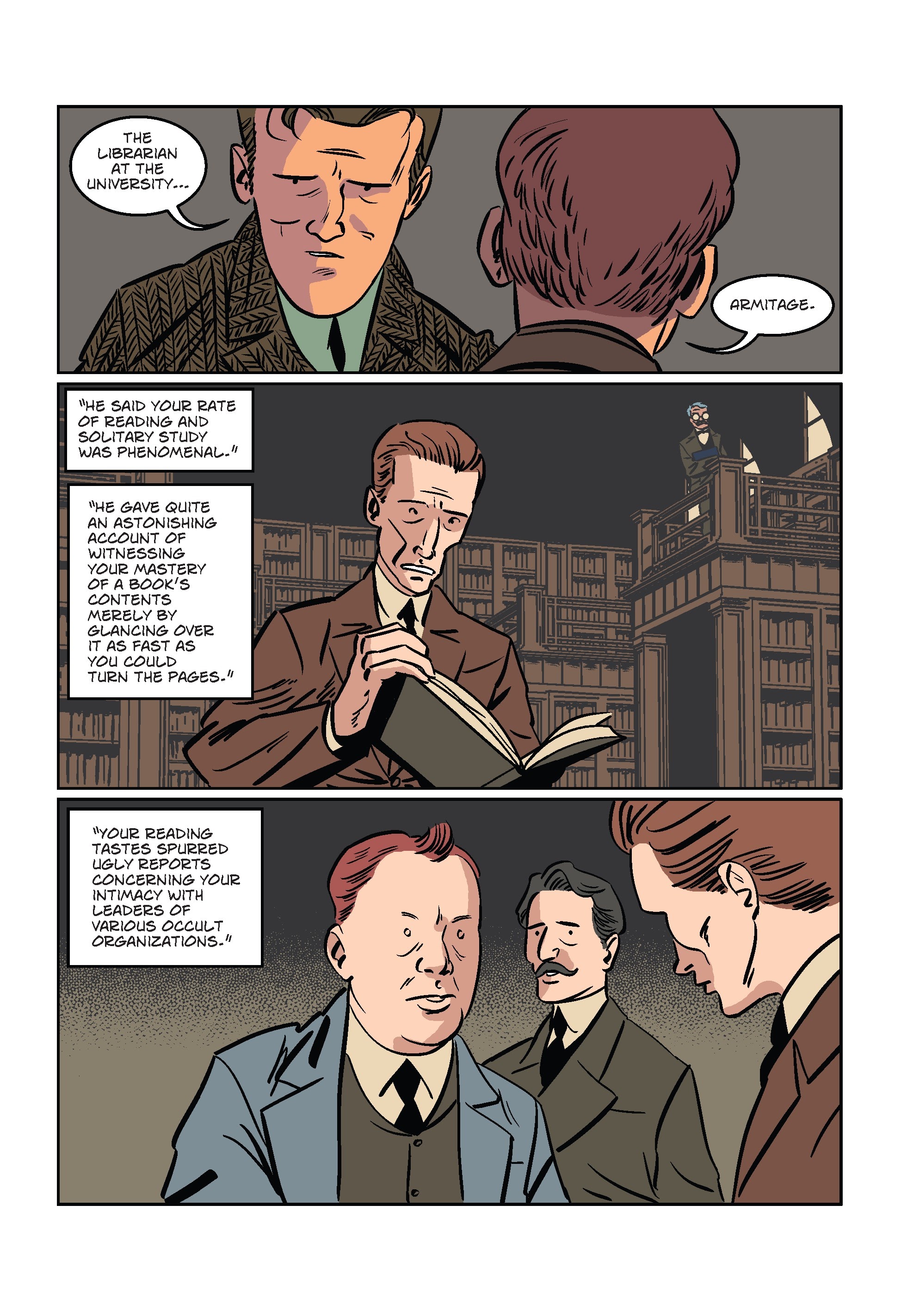 Read online H.P. Lovecraft The Shadow Out of Time comic -  Issue # TPB - 22