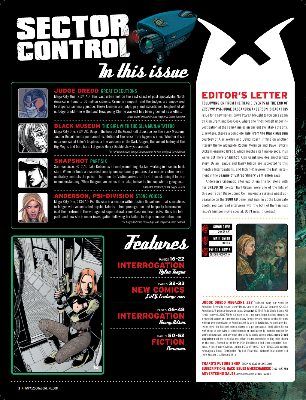 Read online Judge Dredd Megazine (Vol. 5) comic -  Issue #327 - 3