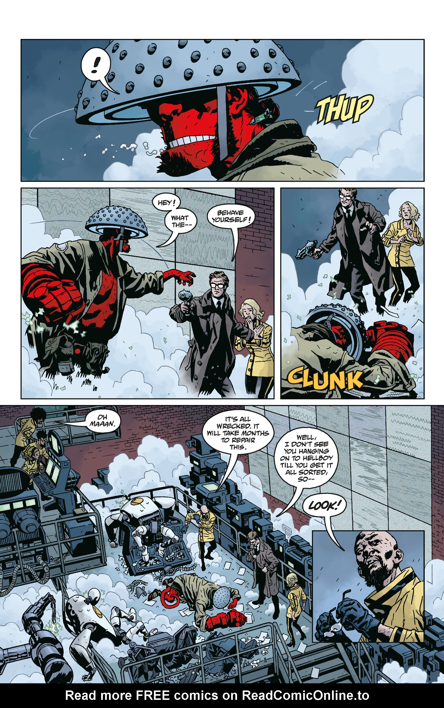 Read online Giant Robot Hellboy comic -  Issue #2 - 21