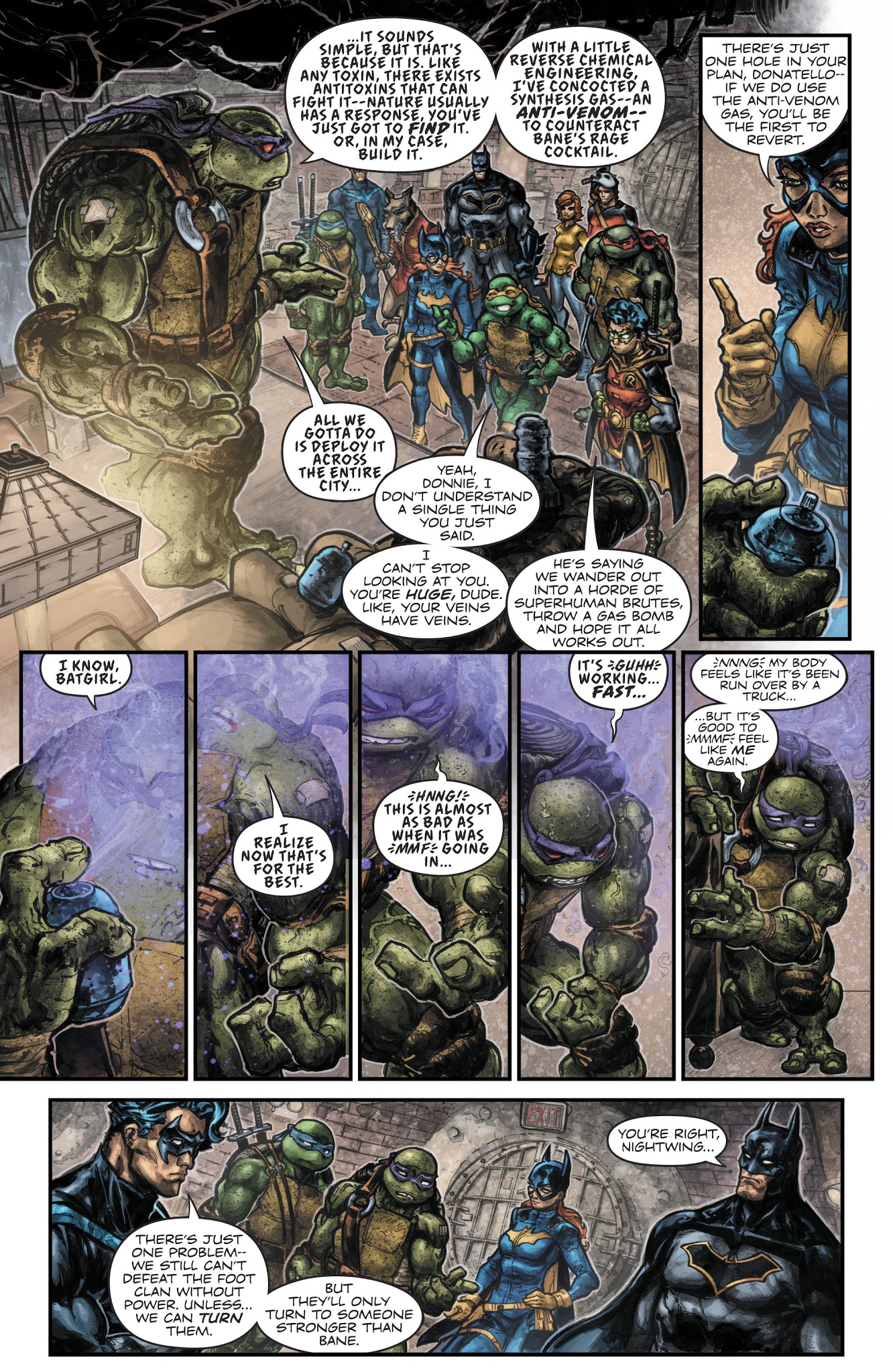 Read online Batman/Teenage Mutant Ninja Turtles II comic -  Issue #5 - 20
