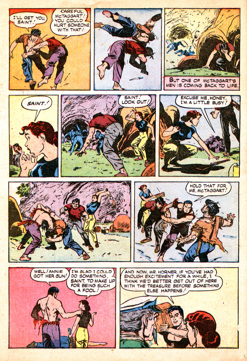 Read online The Saint (1947) comic -  Issue #9 - 15