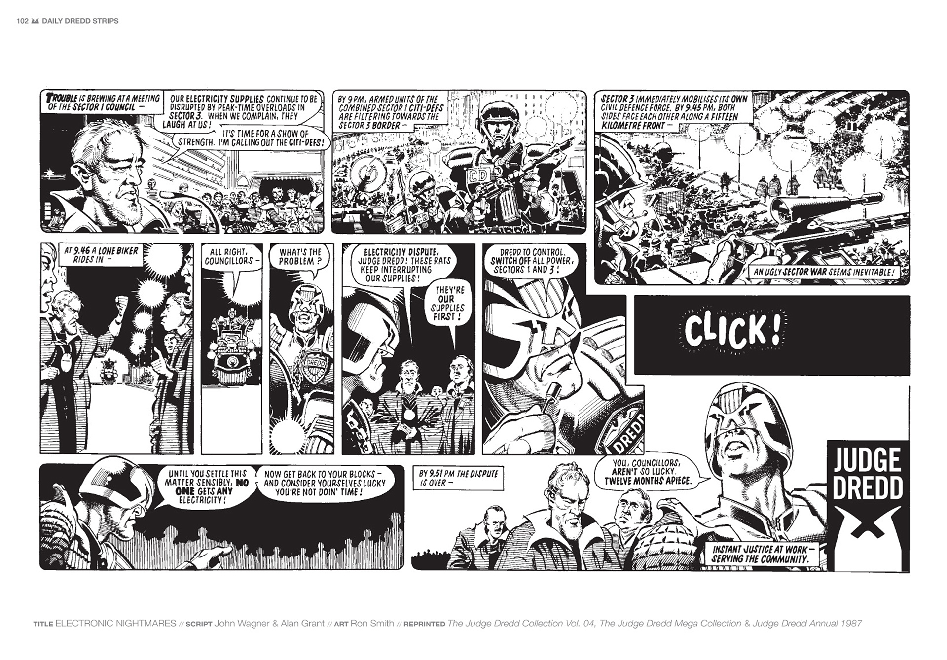 Read online Judge Dredd: The Daily Dredds comic -  Issue # TPB 1 - 105