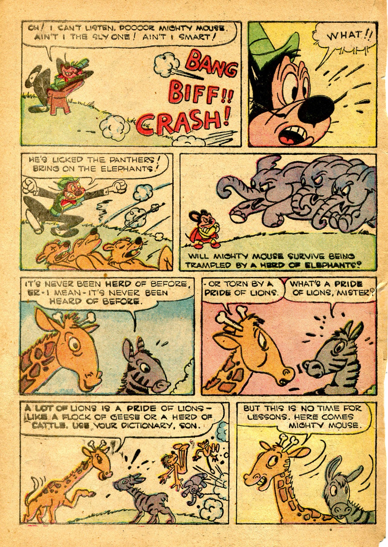 Read online Paul Terry's Mighty Mouse Comics comic -  Issue #28 - 16