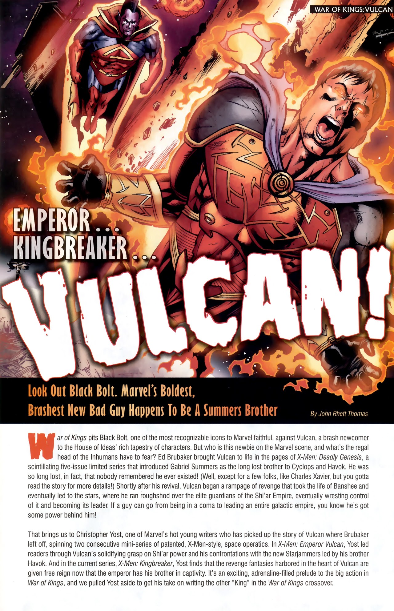 Read online Marvel Spotlight: War Of Kings comic -  Issue # Full - 15