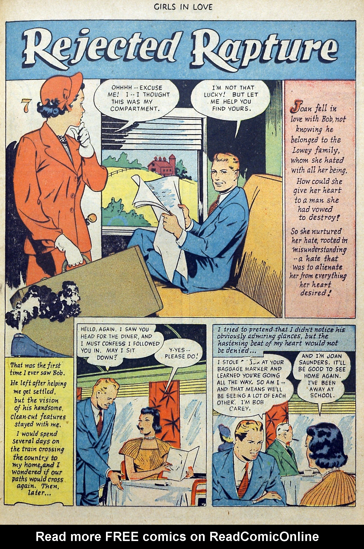 Read online Girls in Love (1950) comic -  Issue #1 - 25