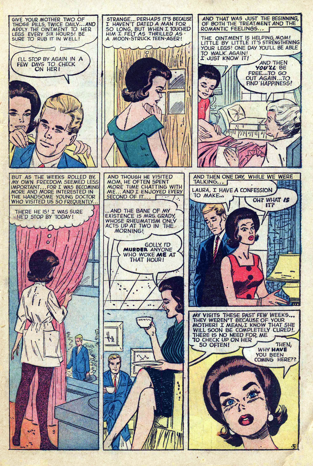 Read online Love Romances comic -  Issue #104 - 7