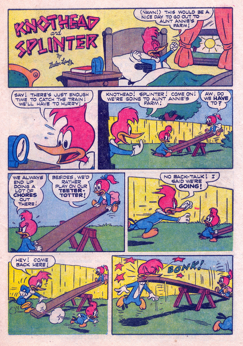 Read online Walter Lantz Woody Woodpecker (1952) comic -  Issue #30 - 33