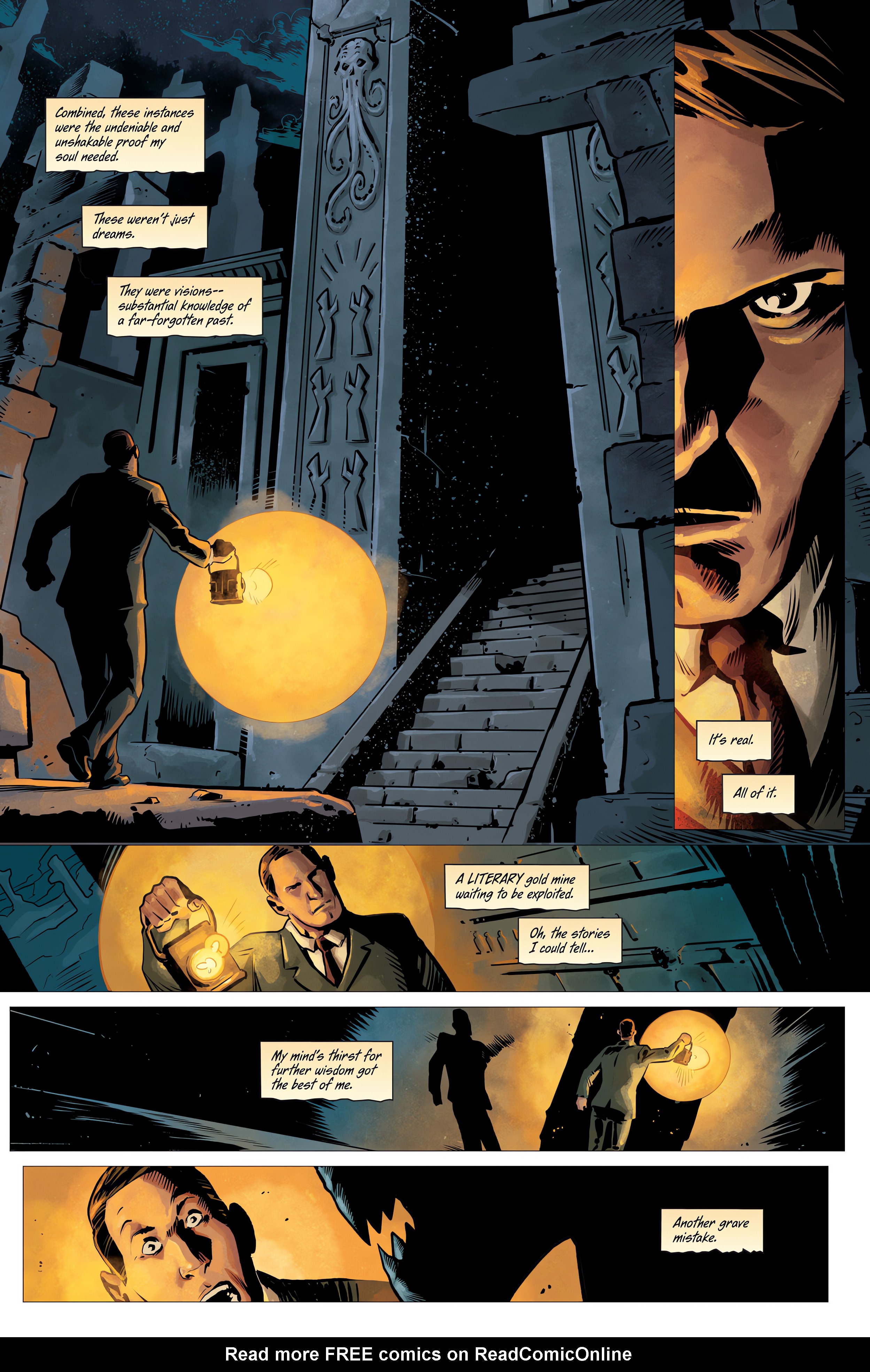 Read online Lovecraft: The Call of Cthulhu comic -  Issue # Full - 10