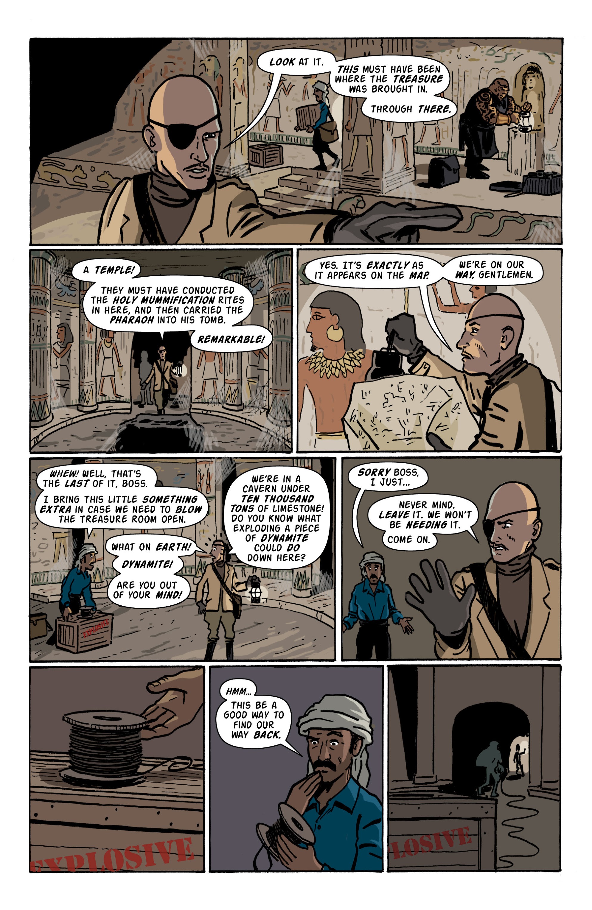 Read online Rocket Robinson and the Pharaoh's Fortune comic -  Issue # TPB (Part 3) - 1