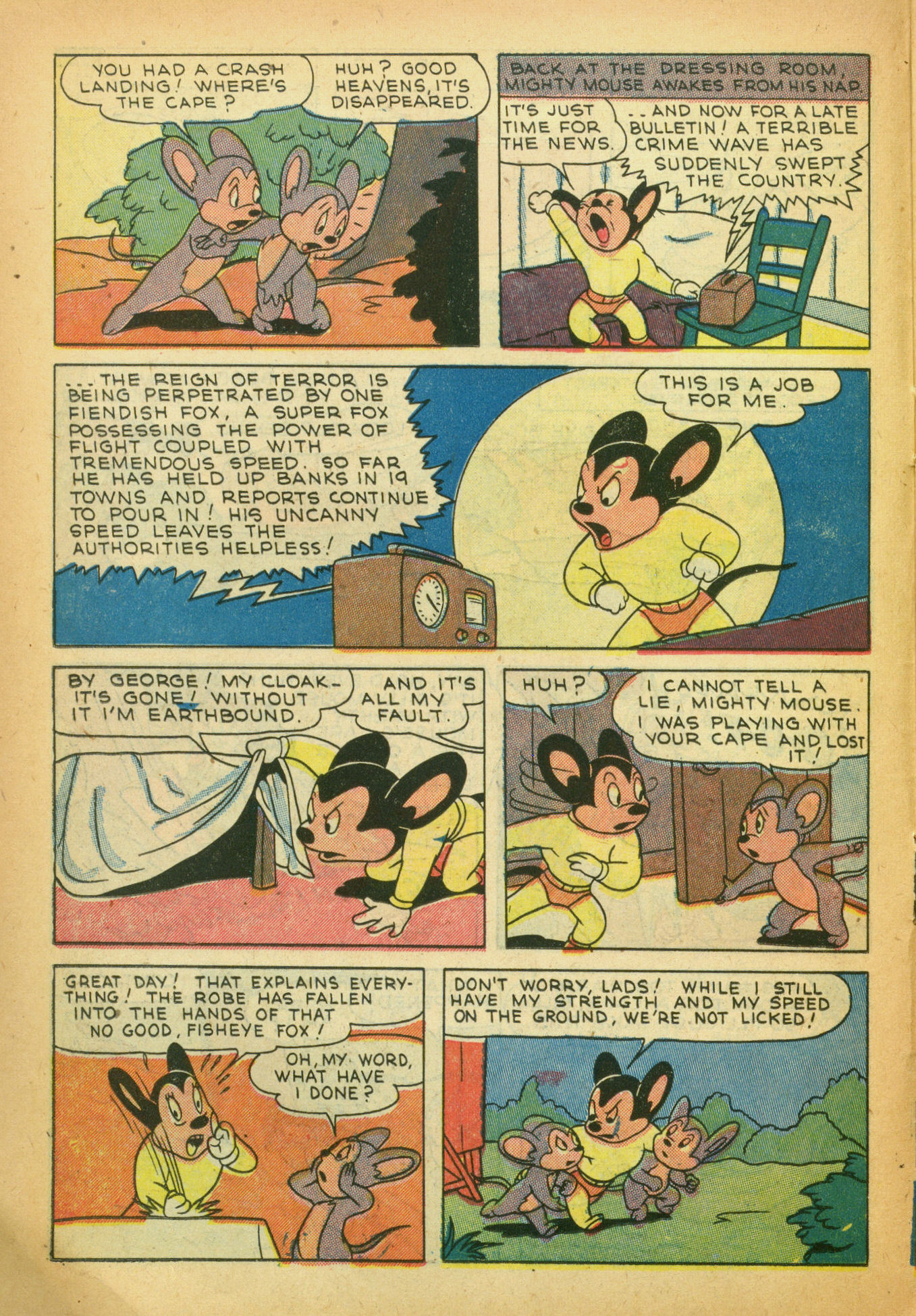 Read online Paul Terry's Mighty Mouse Comics comic -  Issue #39 - 46