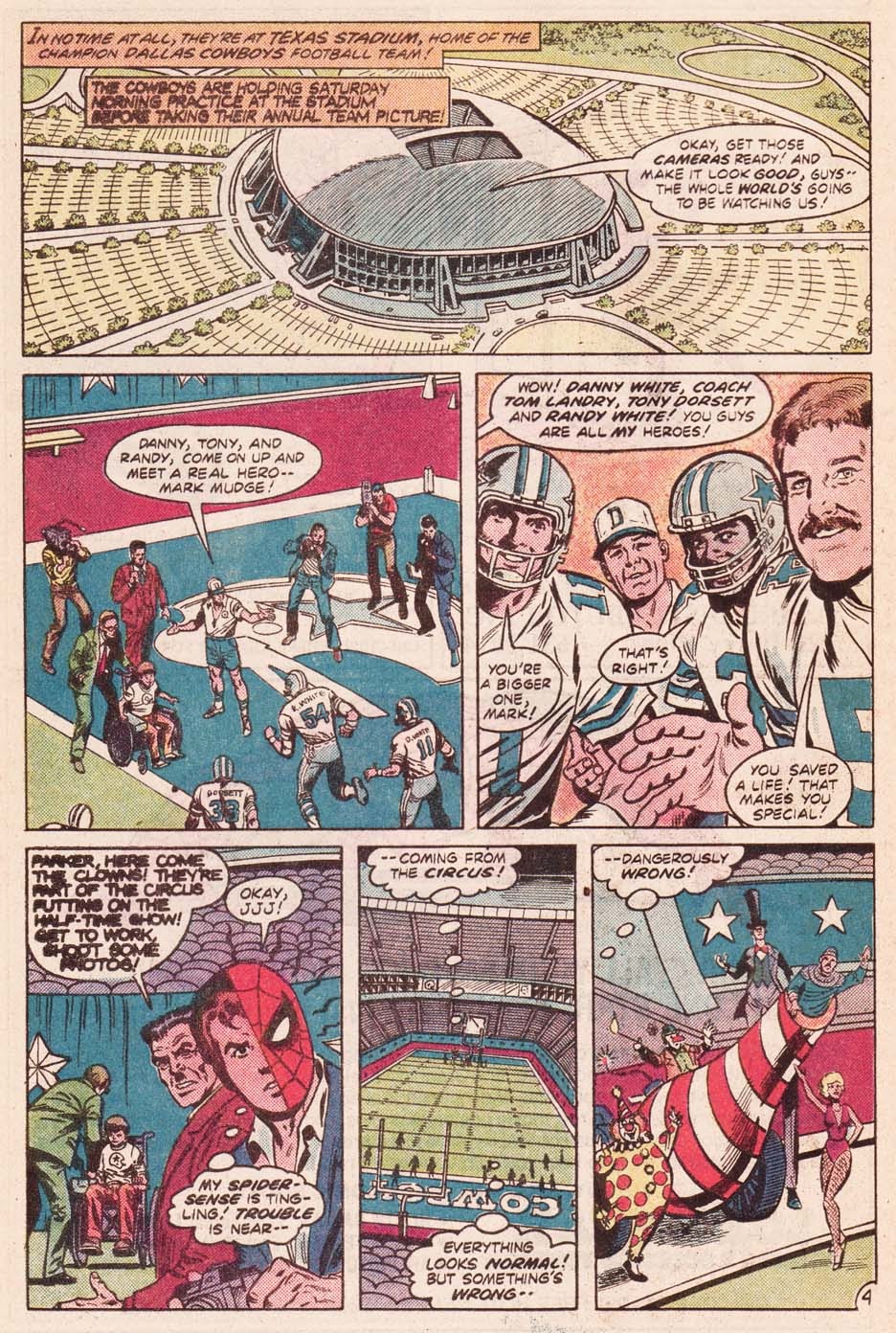 Read online Spider-Man and the Dallas Cowboys: "Danger in Dallas" comic -  Issue # Full - 5