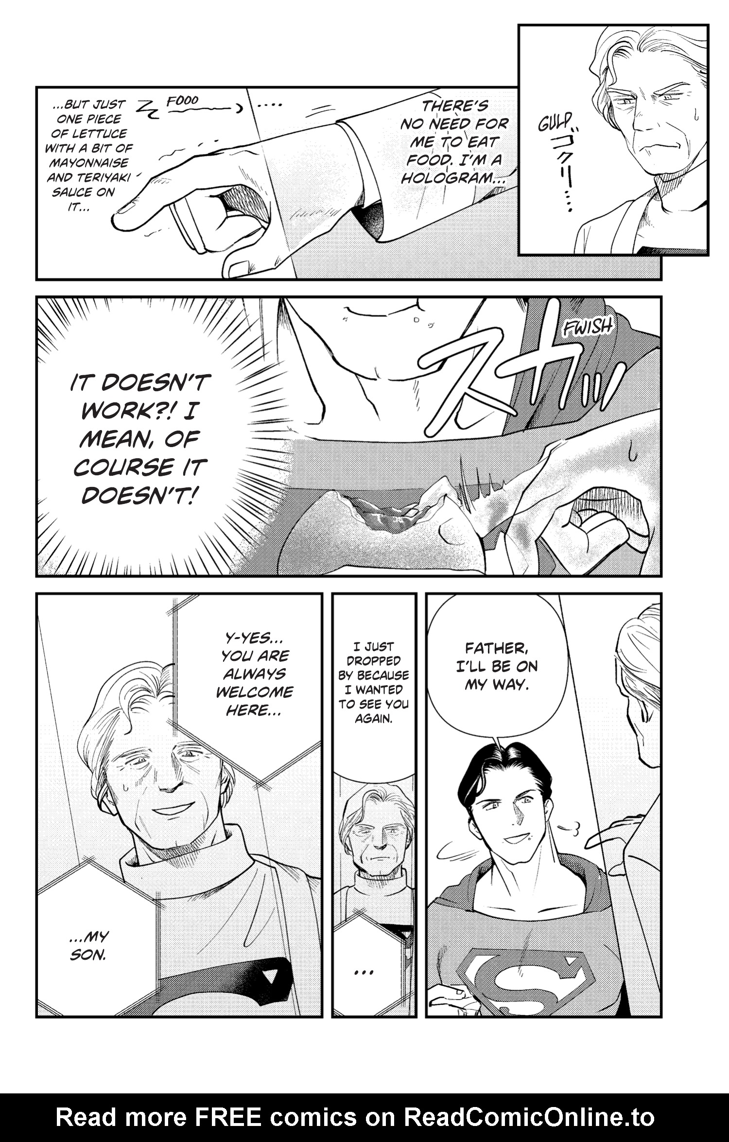 Read online Superman vs. Meshi comic -  Issue #8 - 18