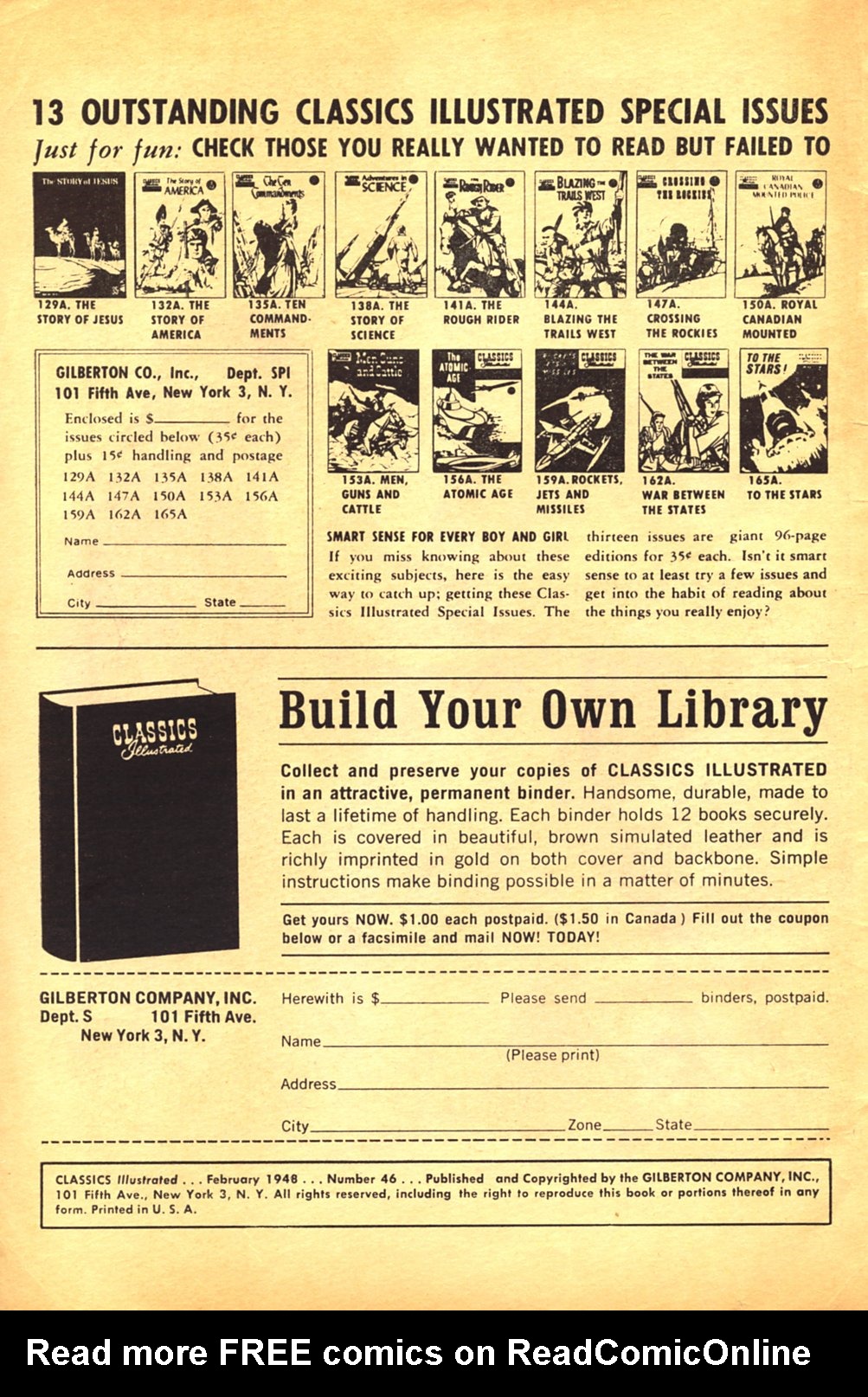 Read online Classics Illustrated comic -  Issue #46 - 2