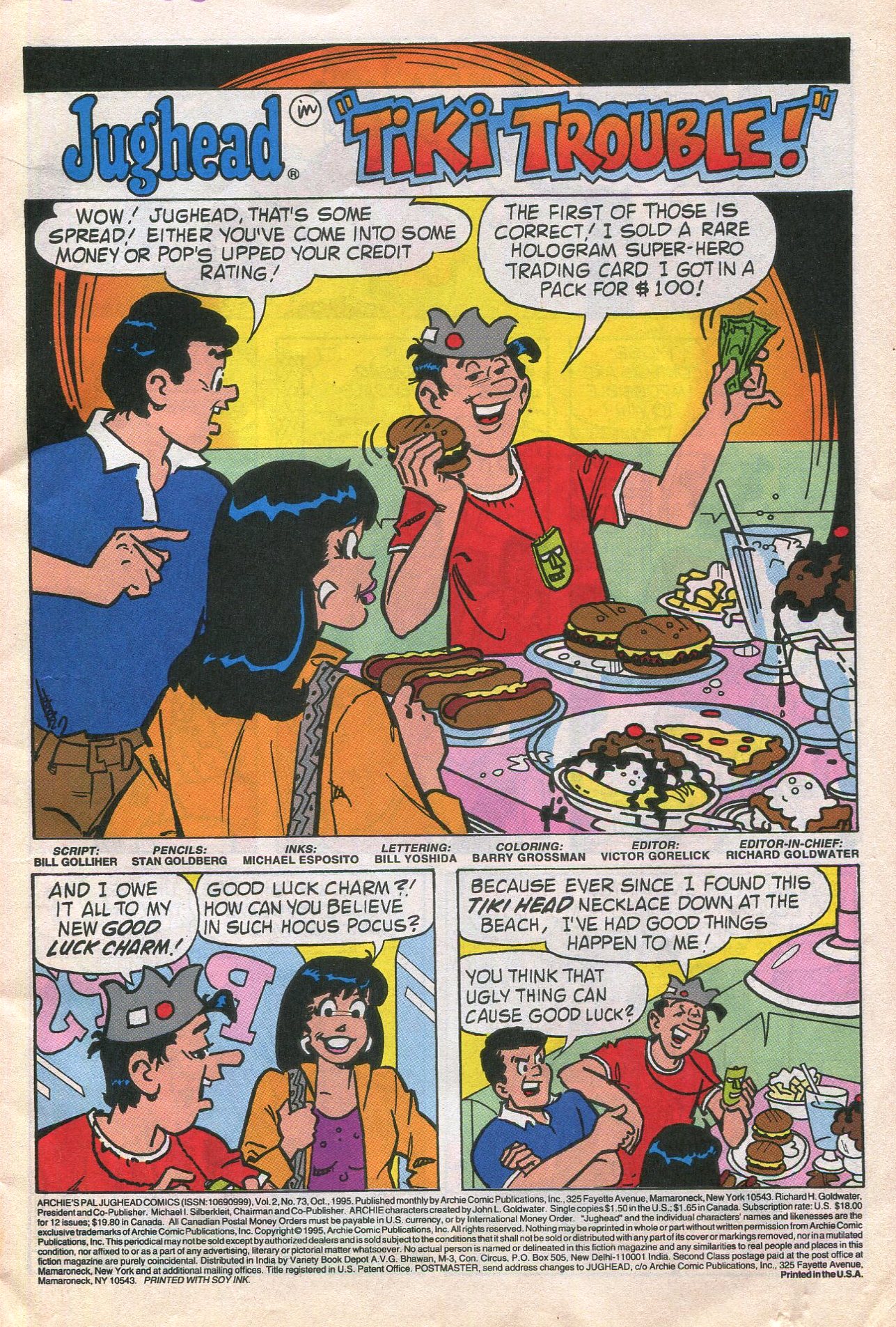 Read online Archie's Pal Jughead Comics comic -  Issue #73 - 3