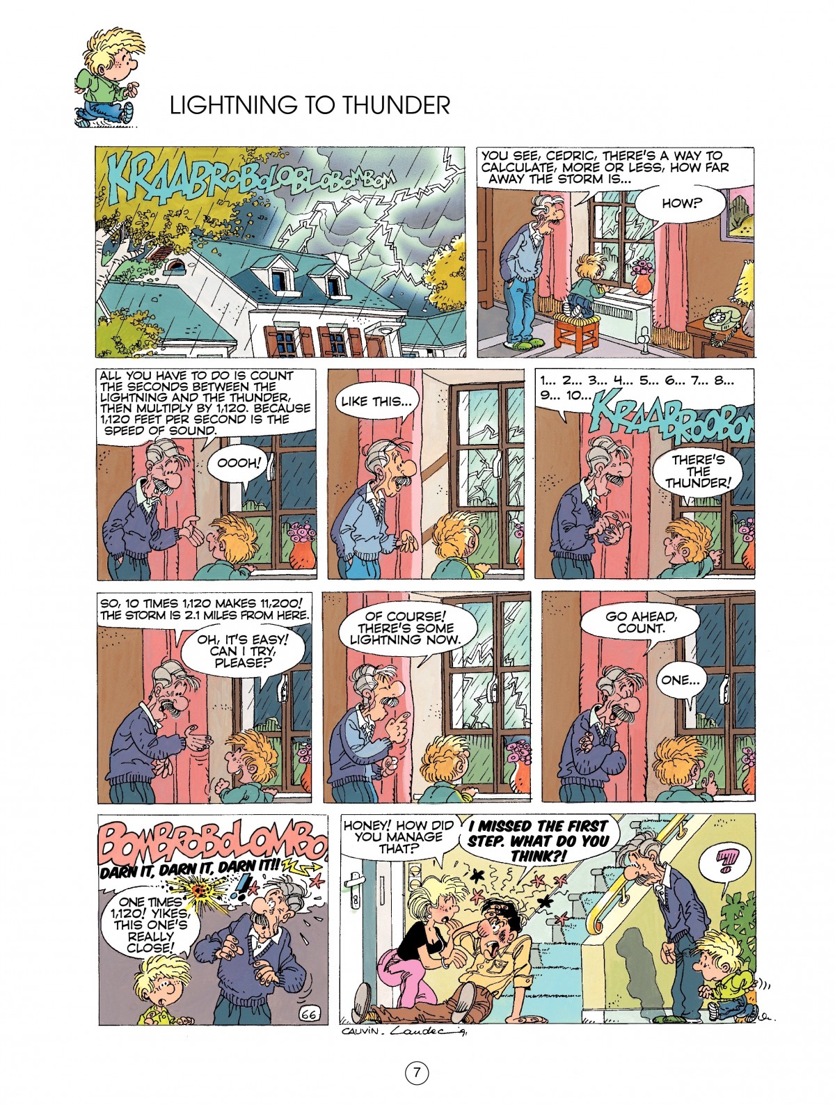 Read online Cedric comic -  Issue #4 - 7