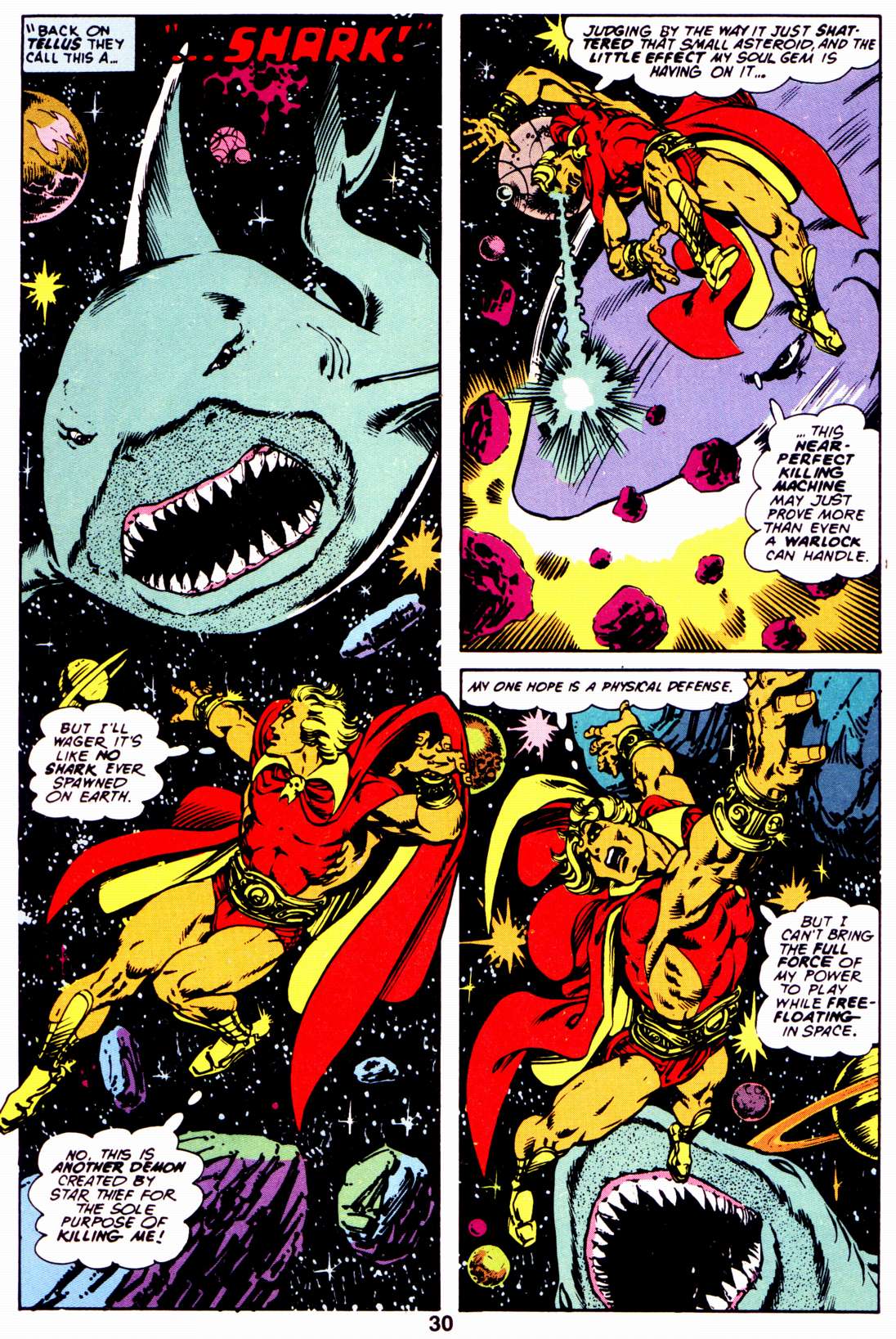 Read online Warlock (1982) comic -  Issue #4 - 32