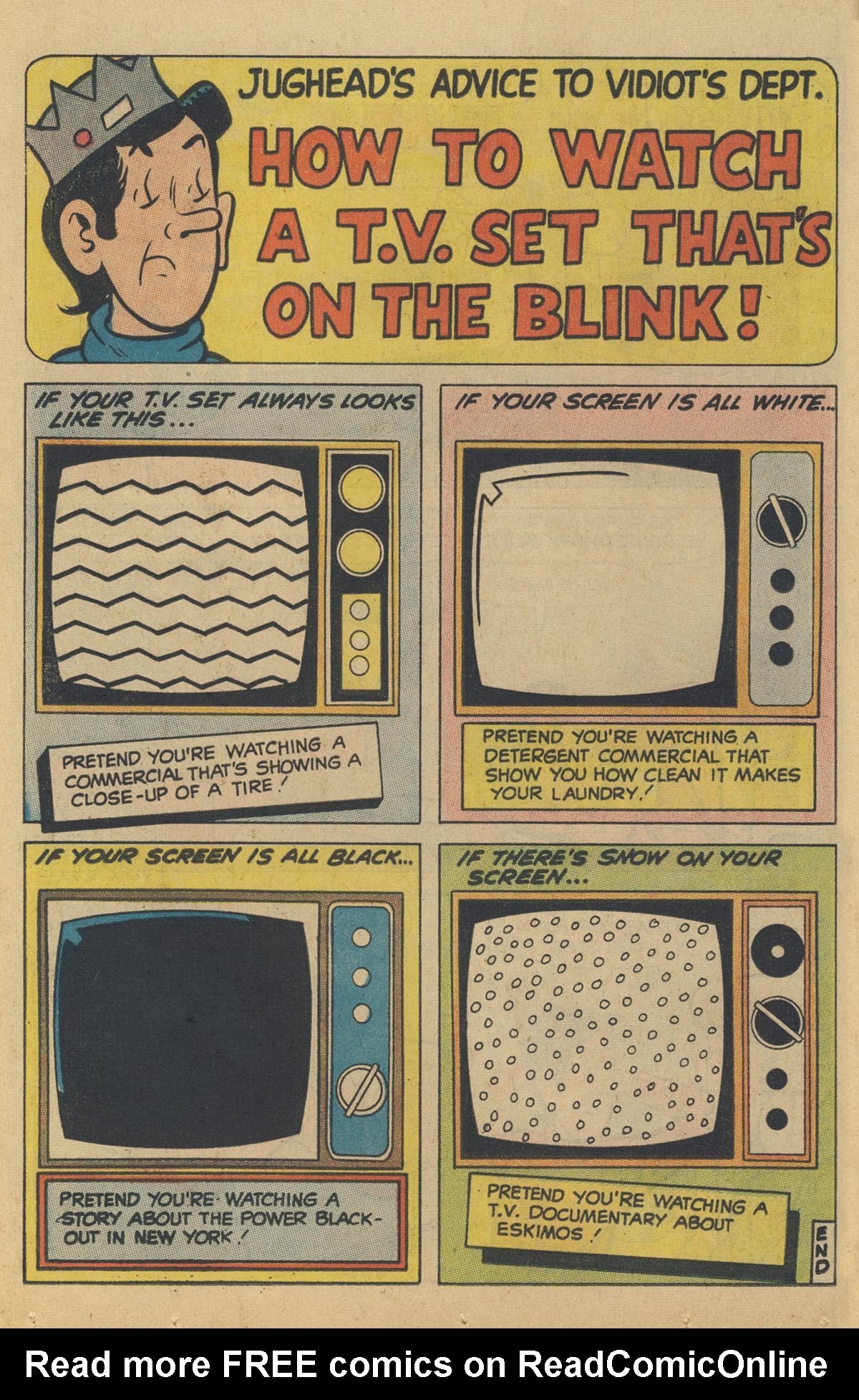 Read online Jughead's Jokes comic -  Issue #11 - 16