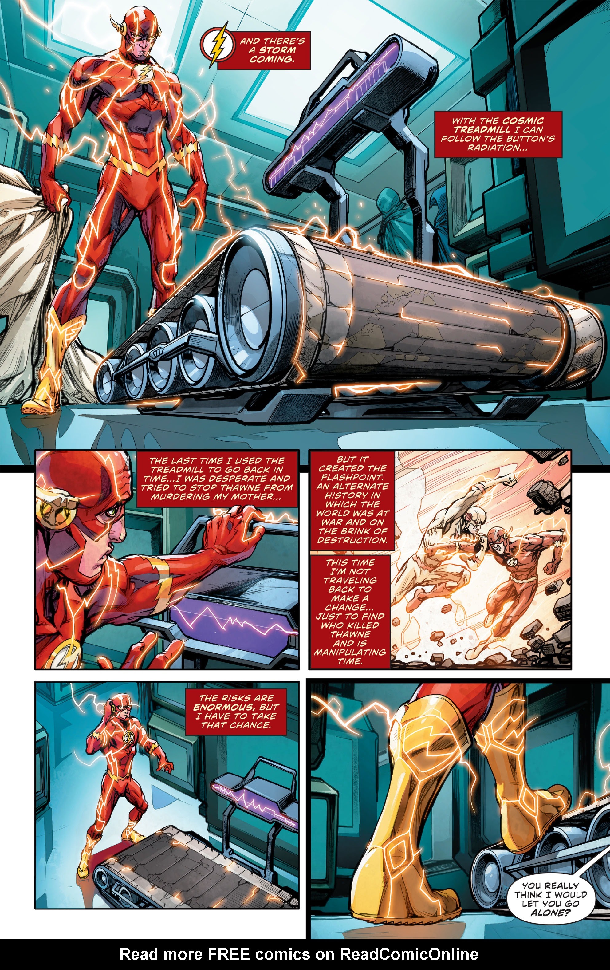 Read online Batman/Flash: The Button Deluxe Edition comic -  Issue # TPB - 38