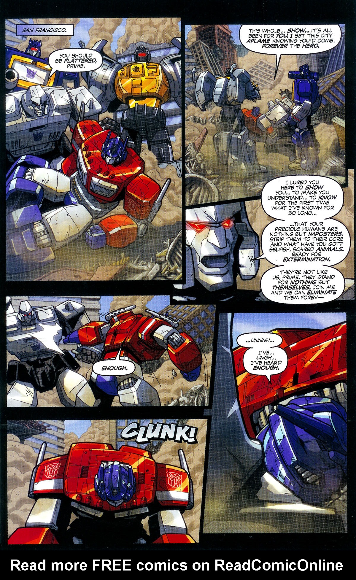 Read online Transformers: Generation 1 (2002) comic -  Issue #6 - 10