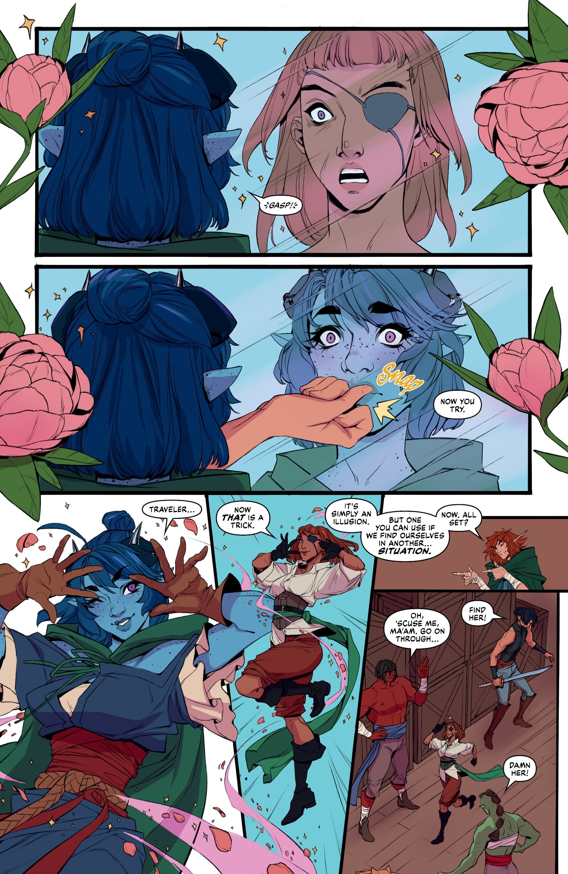 Read online Critical Role: The Mighty Nein Origins–Jester Lavorre comic -  Issue # Full - 39