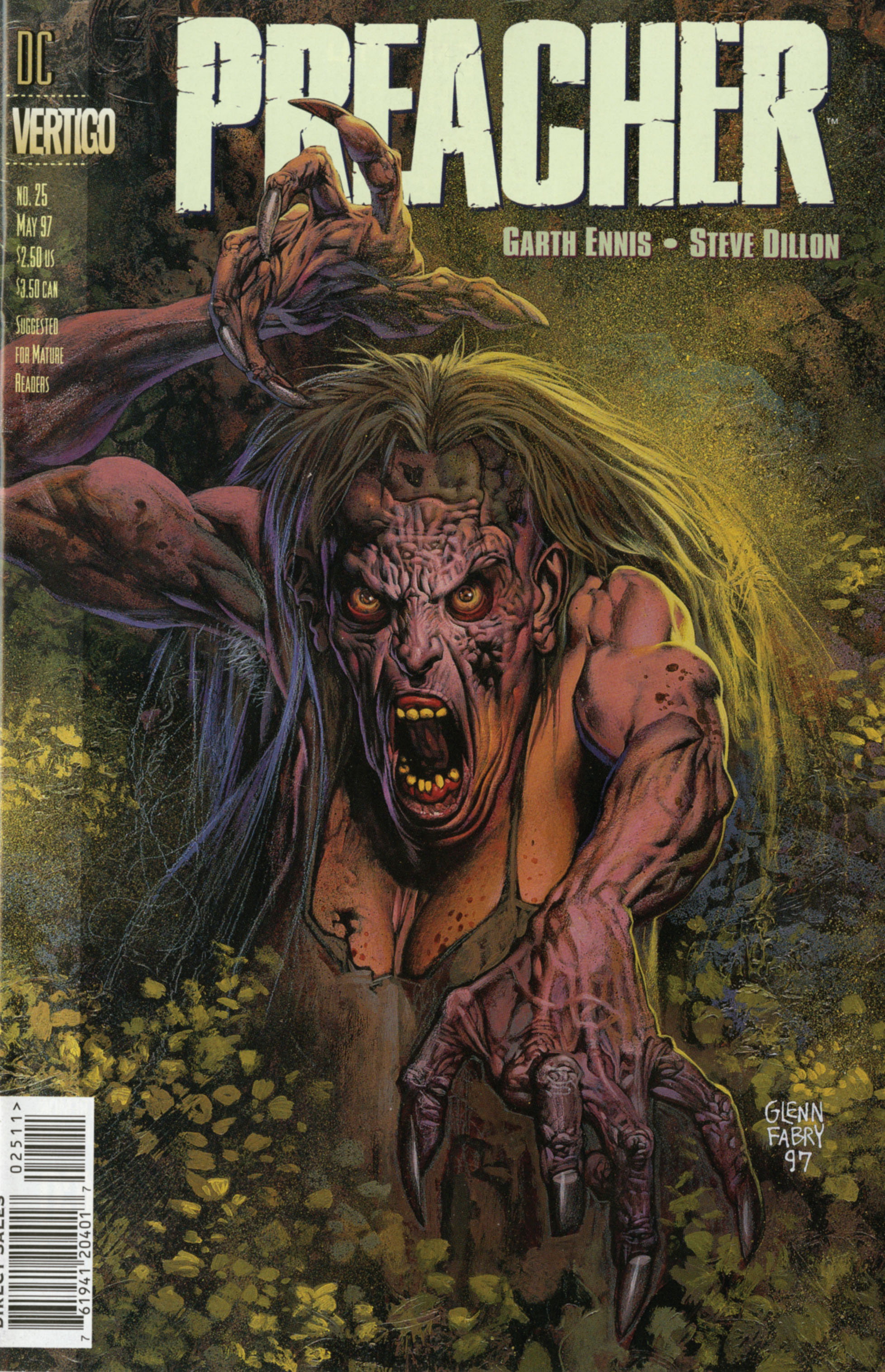 Read online Preacher comic -  Issue #25 - 1