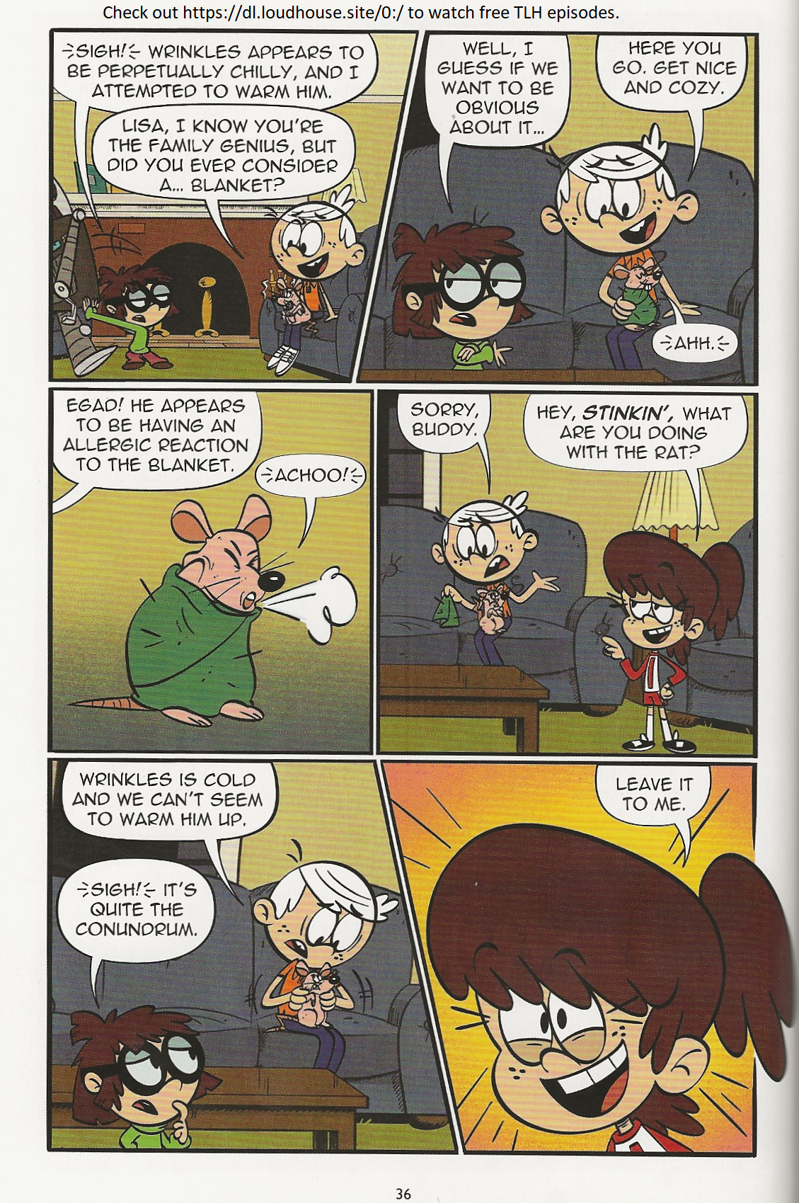Read online The Loud House comic -  Issue #18 - 36
