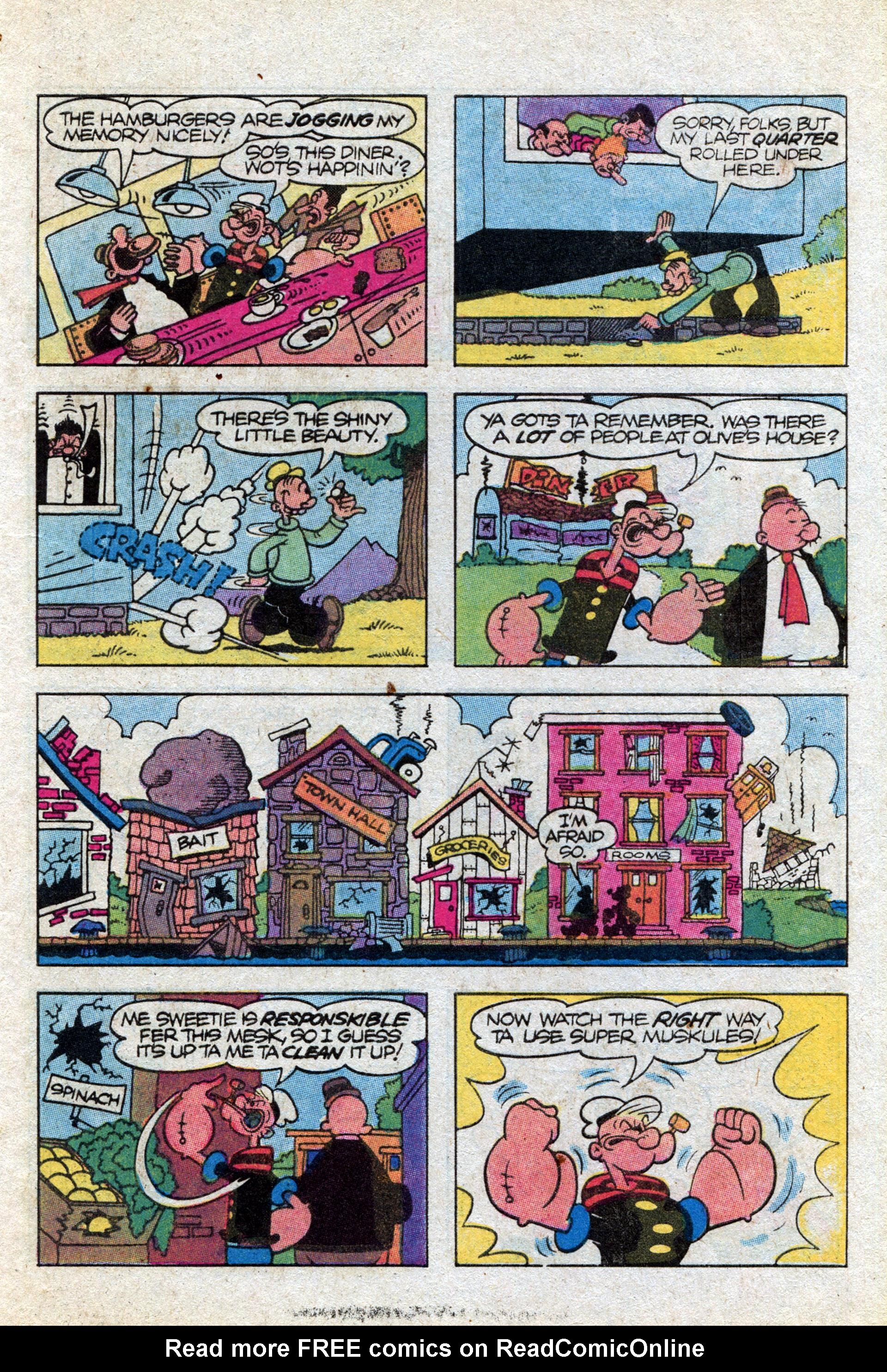 Read online Popeye (1948) comic -  Issue #167 - 9