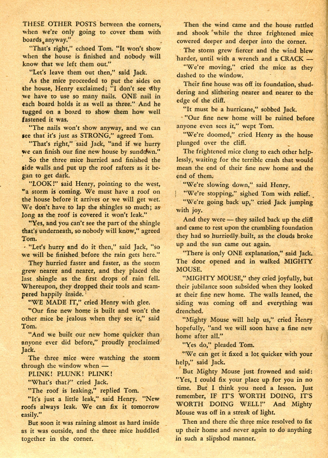 Read online Paul Terry's Mighty Mouse Comics comic -  Issue #8 - 20