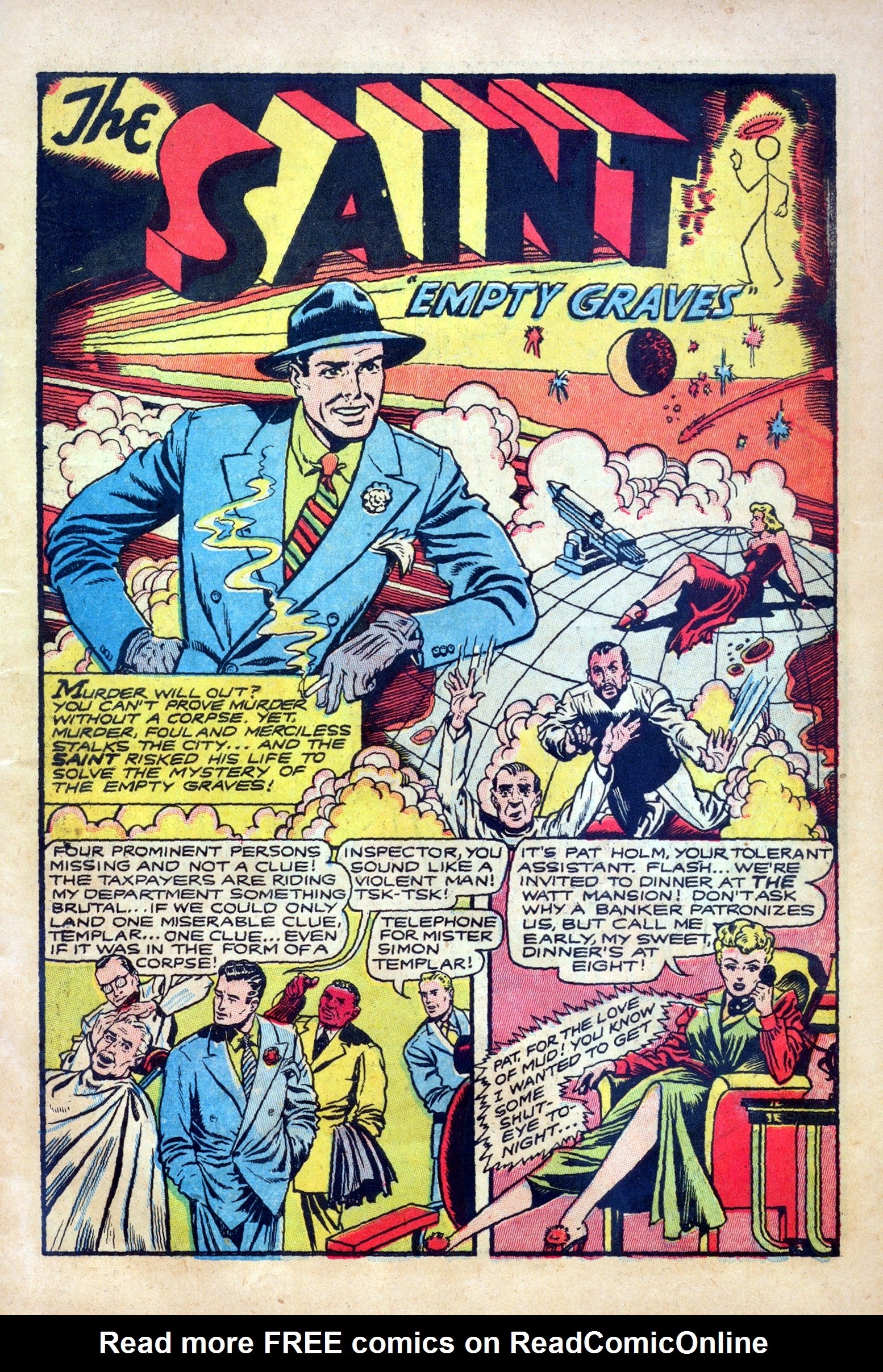 Read online The Saint (1947) comic -  Issue #1 - 3