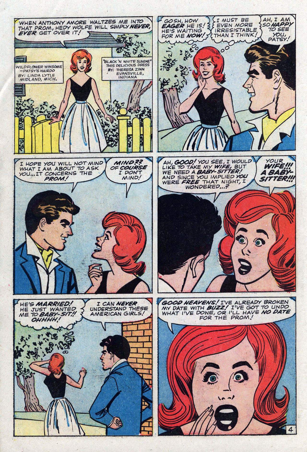 Read online Patsy Walker comic -  Issue #108 - 6