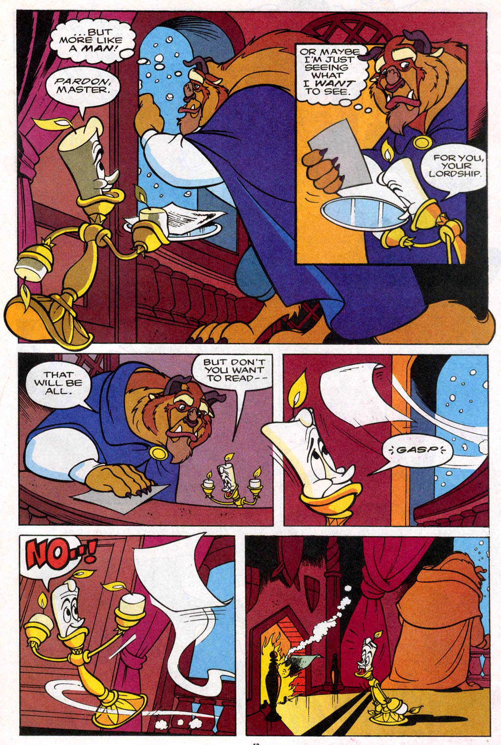 Read online Disney's Beauty and the Beast comic -  Issue #4 - 10