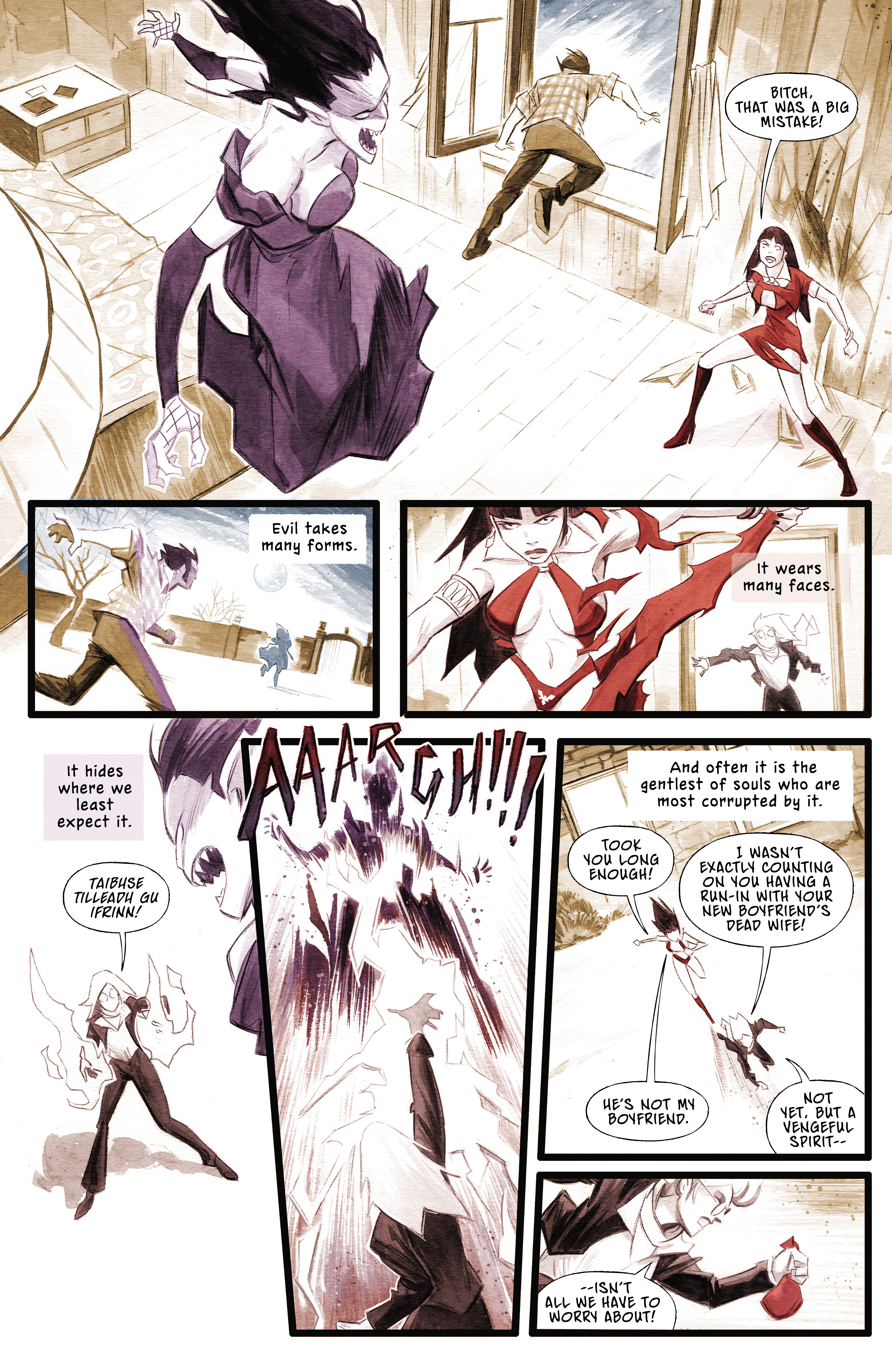 Read online Vampirella: Dead Flowers comic -  Issue #1 - 22