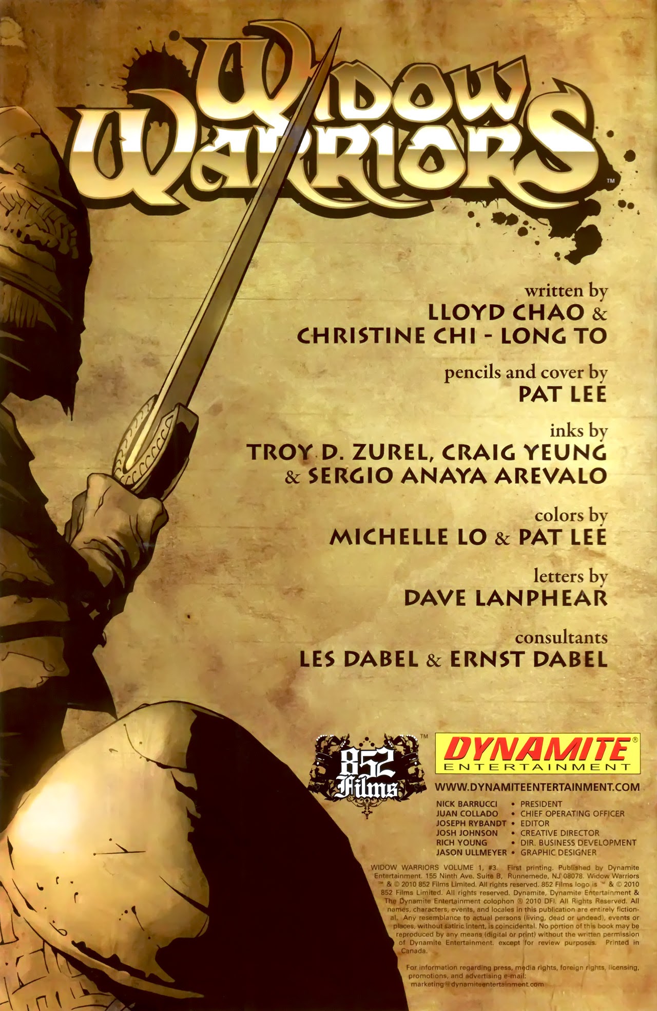 Read online Widow Warriors comic -  Issue #3 - 2