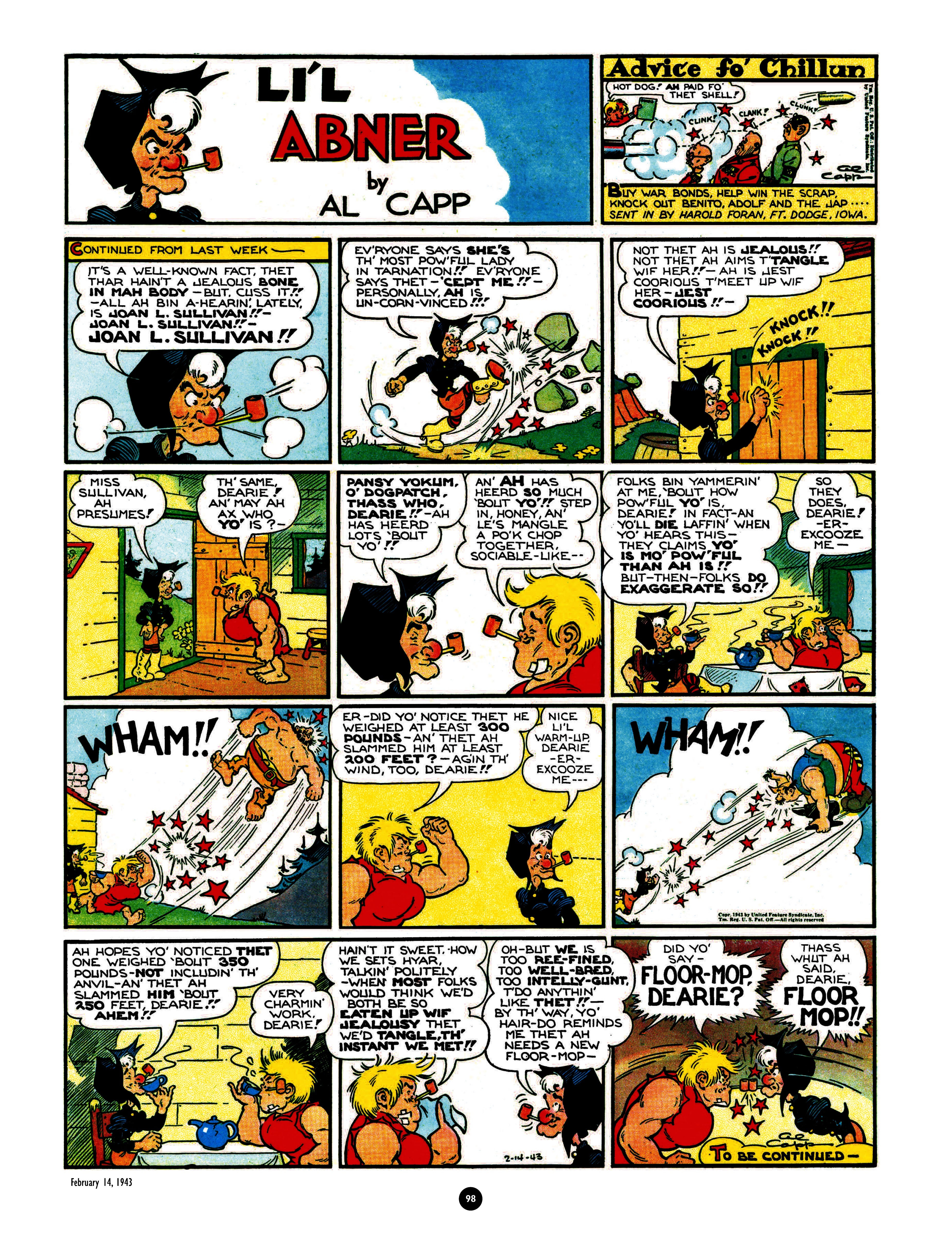 Read online Al Capp's Li'l Abner Complete Daily & Color Sunday Comics comic -  Issue # TPB 5 (Part 1) - 99