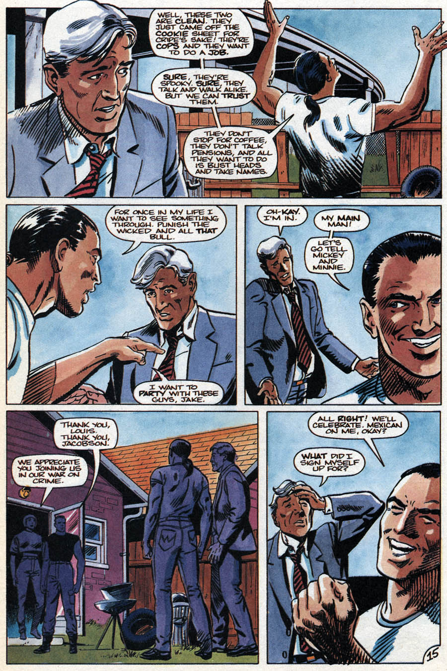 Read online Supercops comic -  Issue #2 - 16