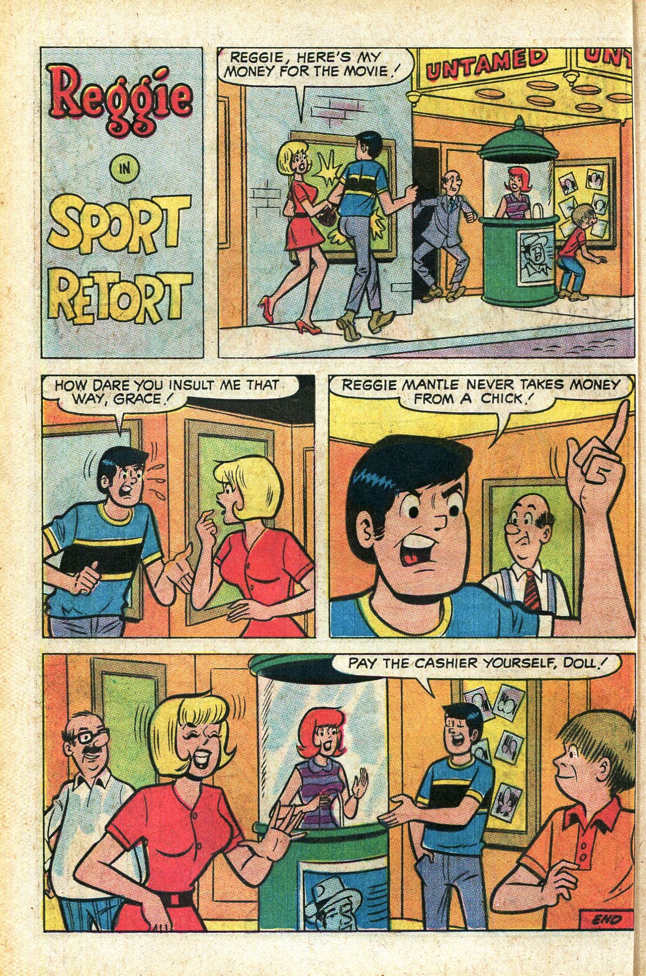Read online Reggie's Wise Guy Jokes comic -  Issue #8 - 28