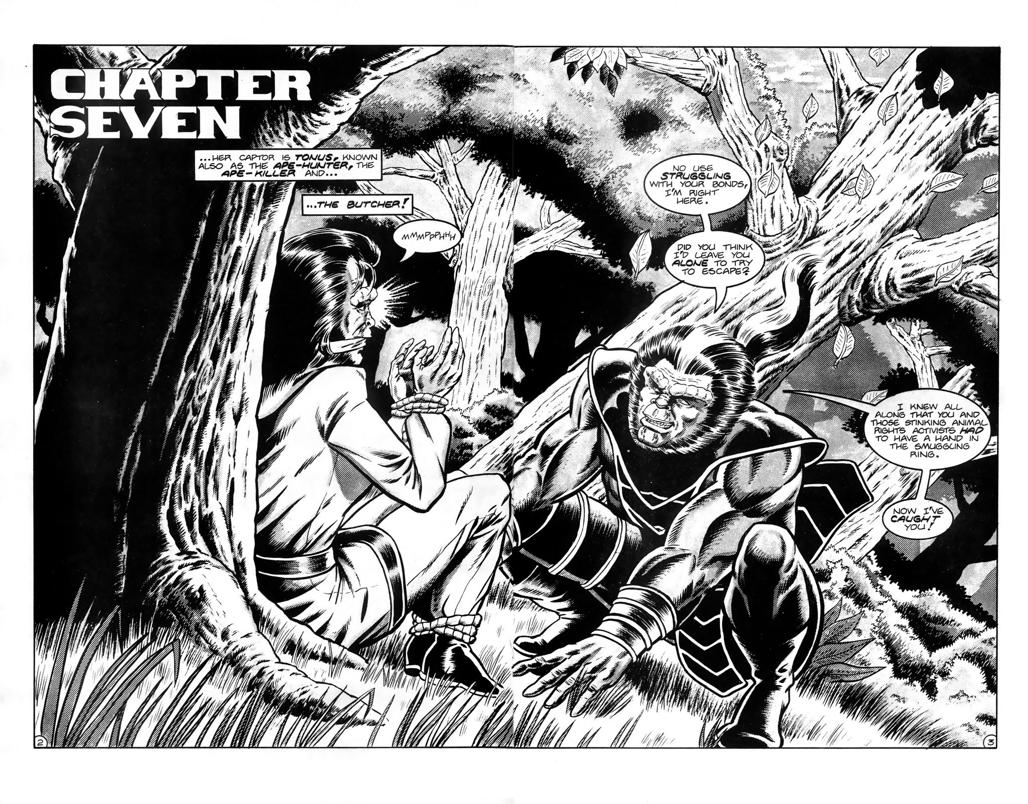 Read online Planet of the Apes: Blood of the Apes comic -  Issue #3 - 4