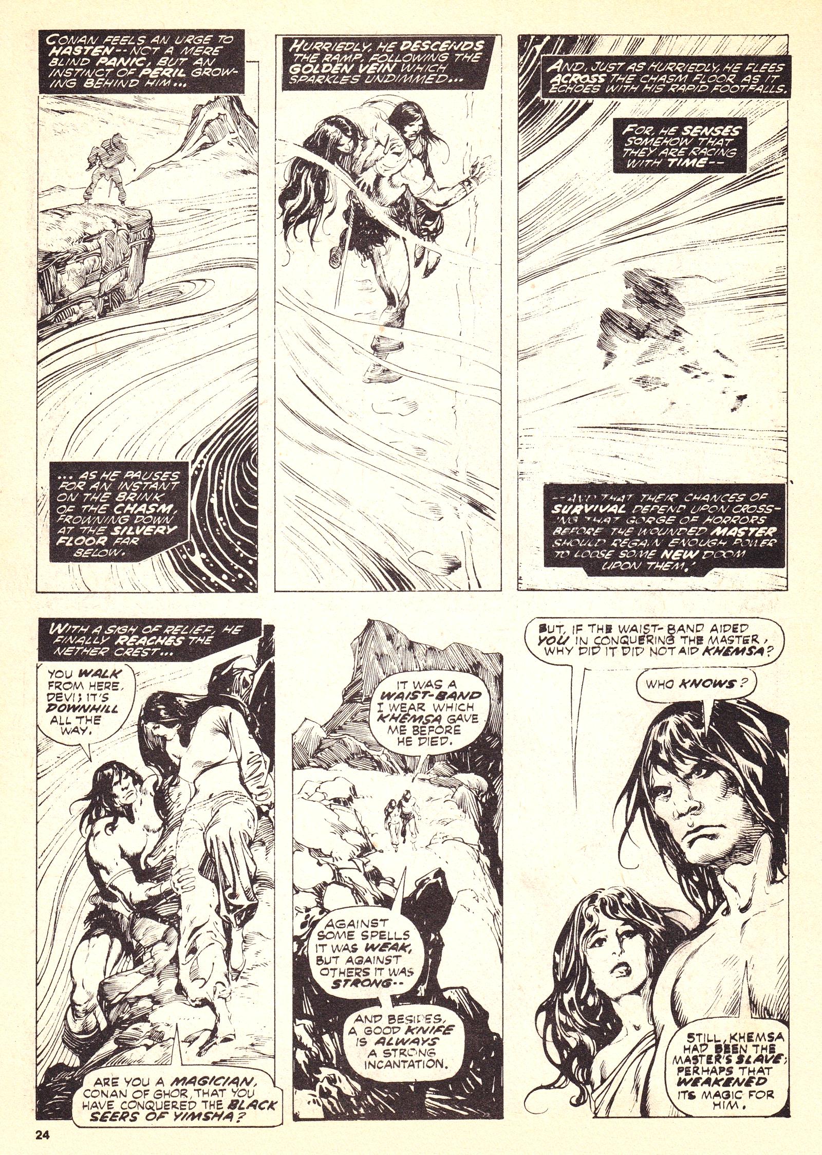 Read online The Savage Sword of Conan (1975) comic -  Issue #8 - 24