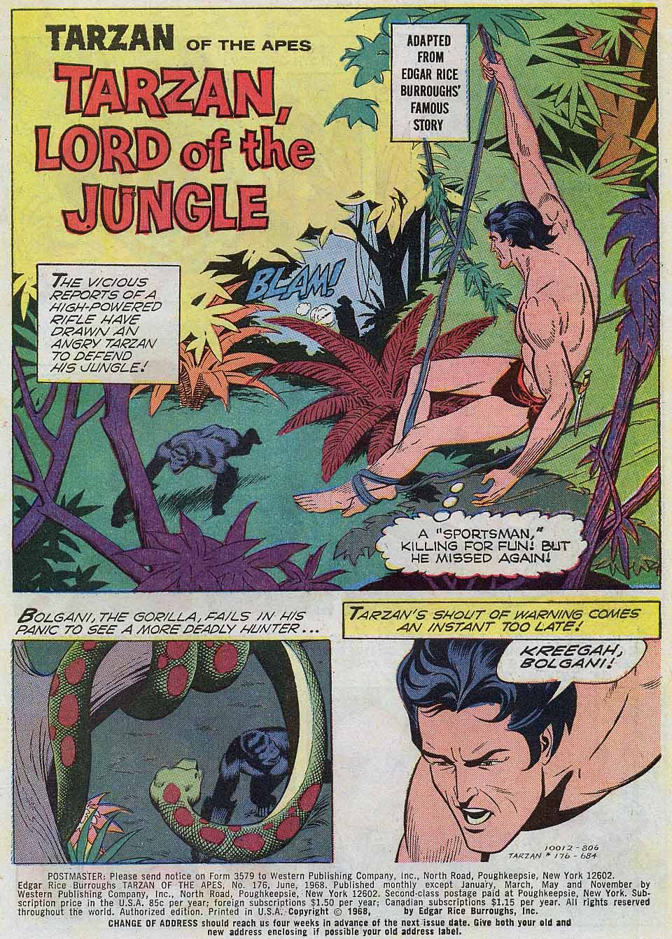 Read online Tarzan (1962) comic -  Issue #176 - 3