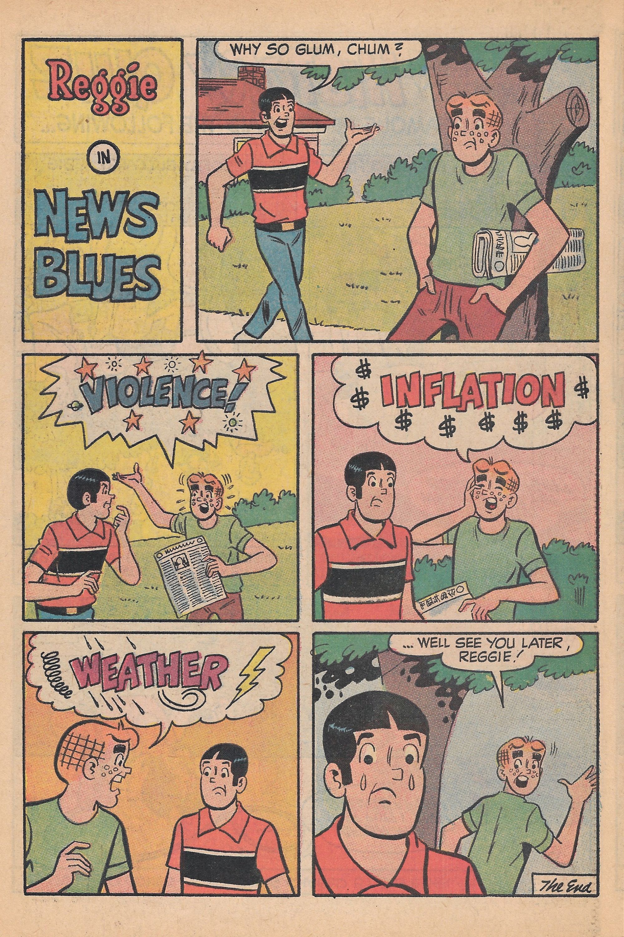 Read online Reggie's Wise Guy Jokes comic -  Issue #15 - 34