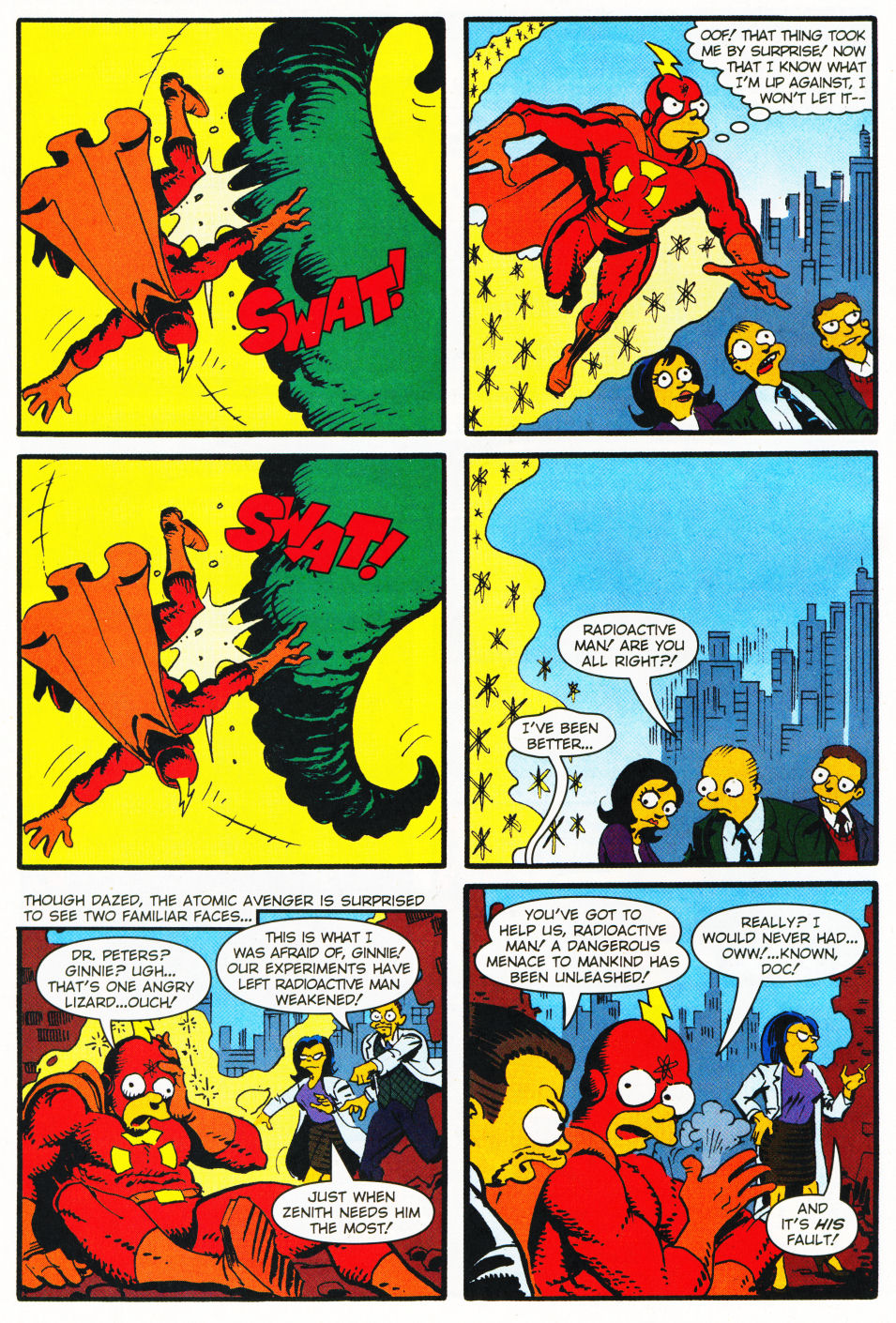 Read online Bongo Comics Presents Simpsons Super Spectacular comic -  Issue #1 - 39