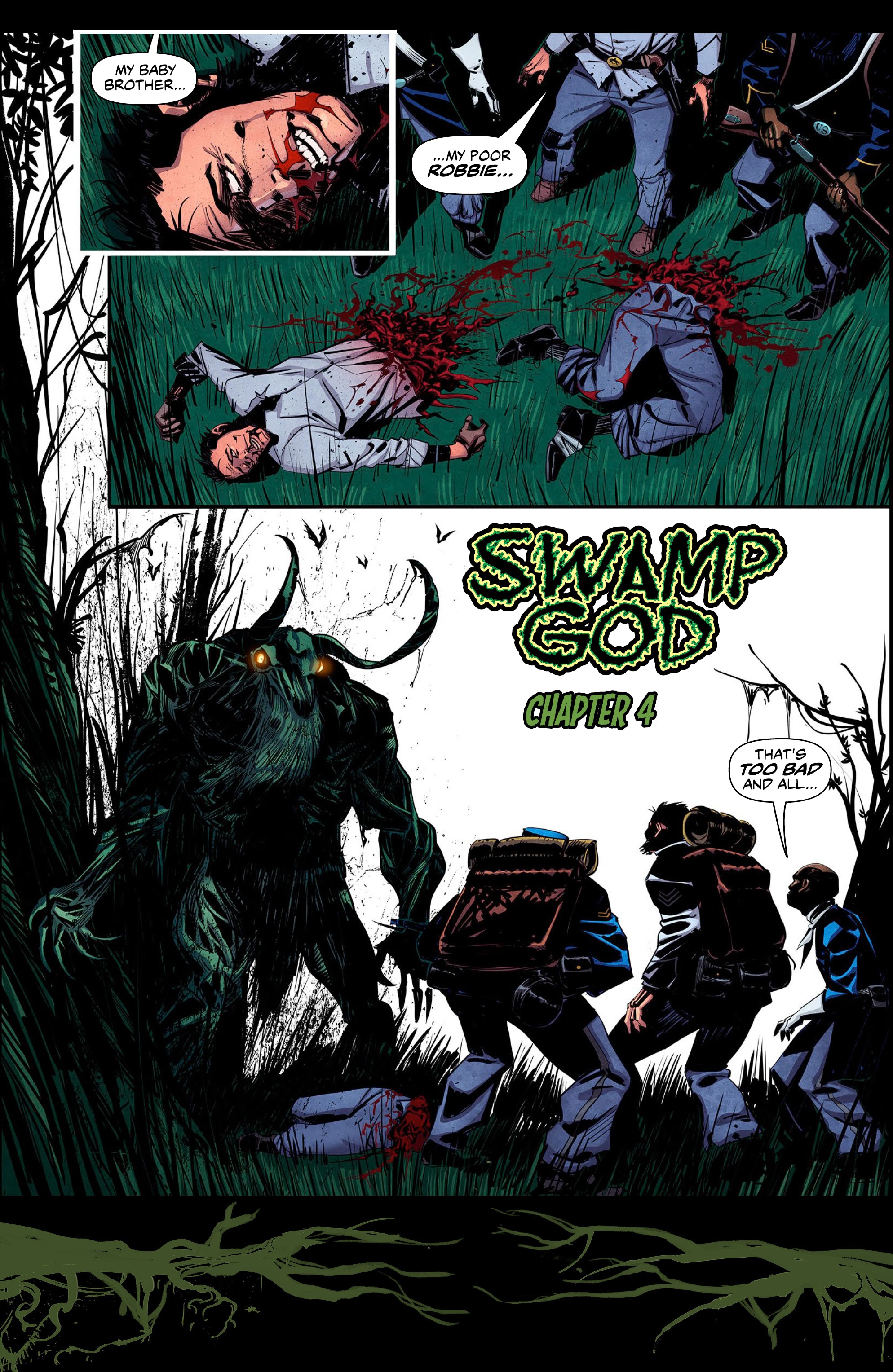 Read online Swamp God comic -  Issue #3 - 11