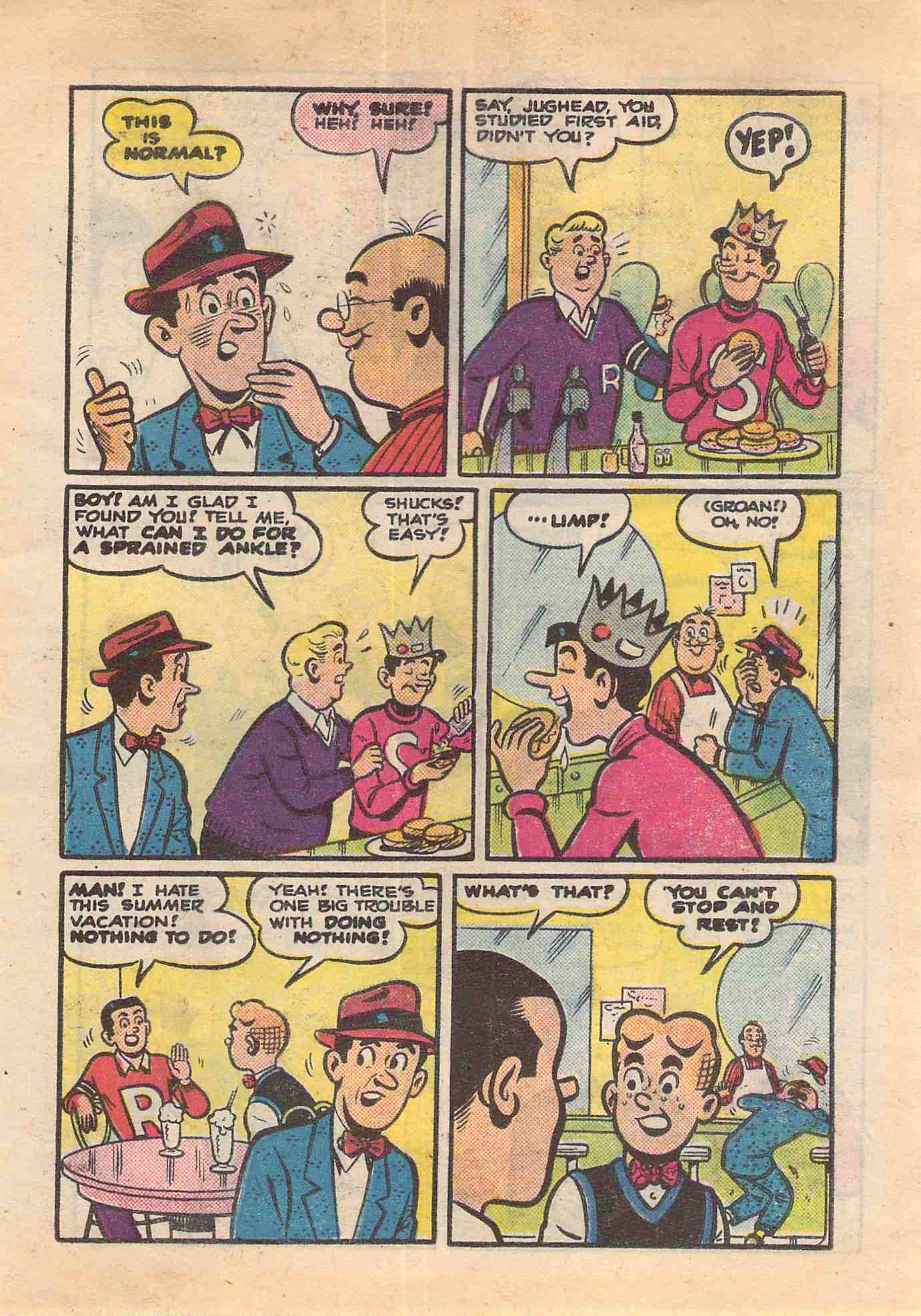 Read online Archie's Double Digest Magazine comic -  Issue #32 - 154