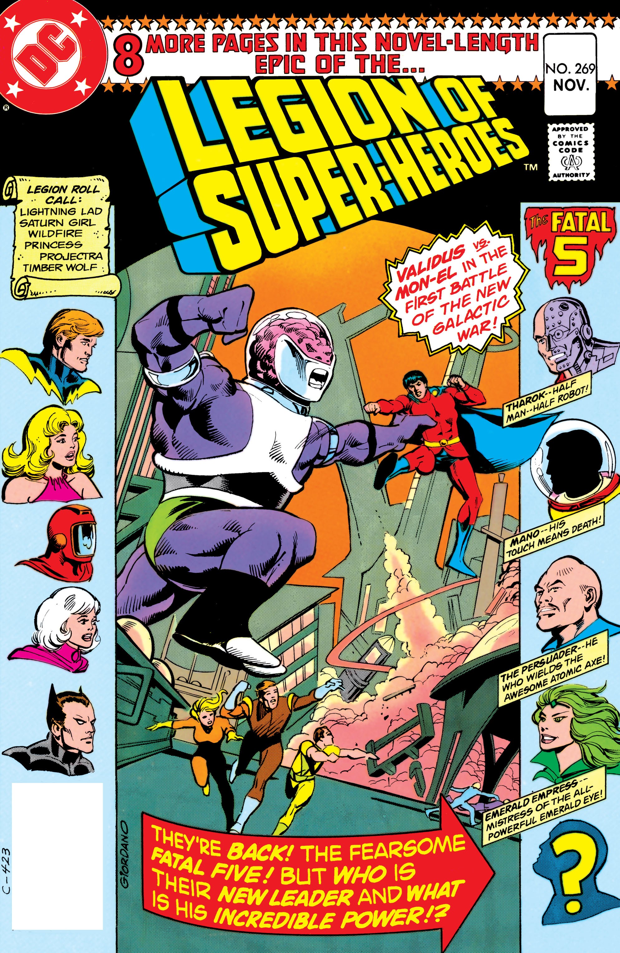 Read online Legion of Super-Heroes (1980) comic -  Issue #269 - 1