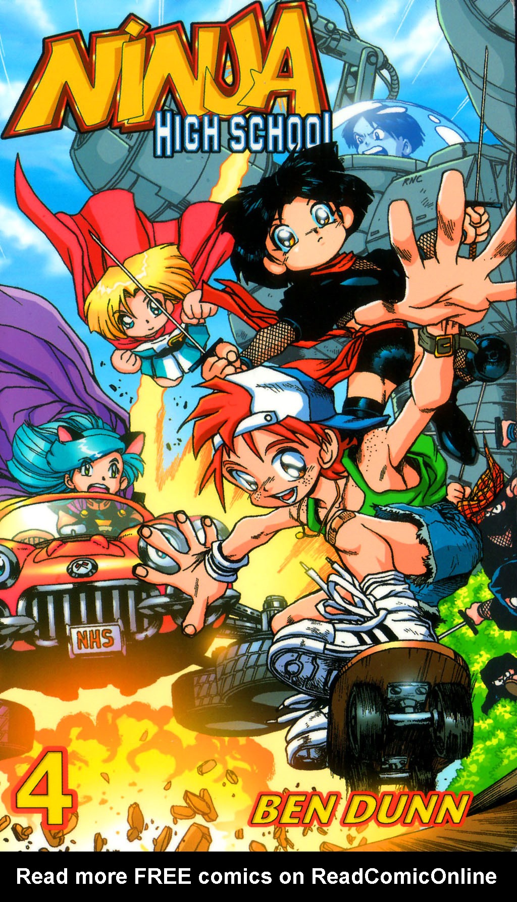 Read online Ninja High School Pocket Manga comic -  Issue #4 - 1