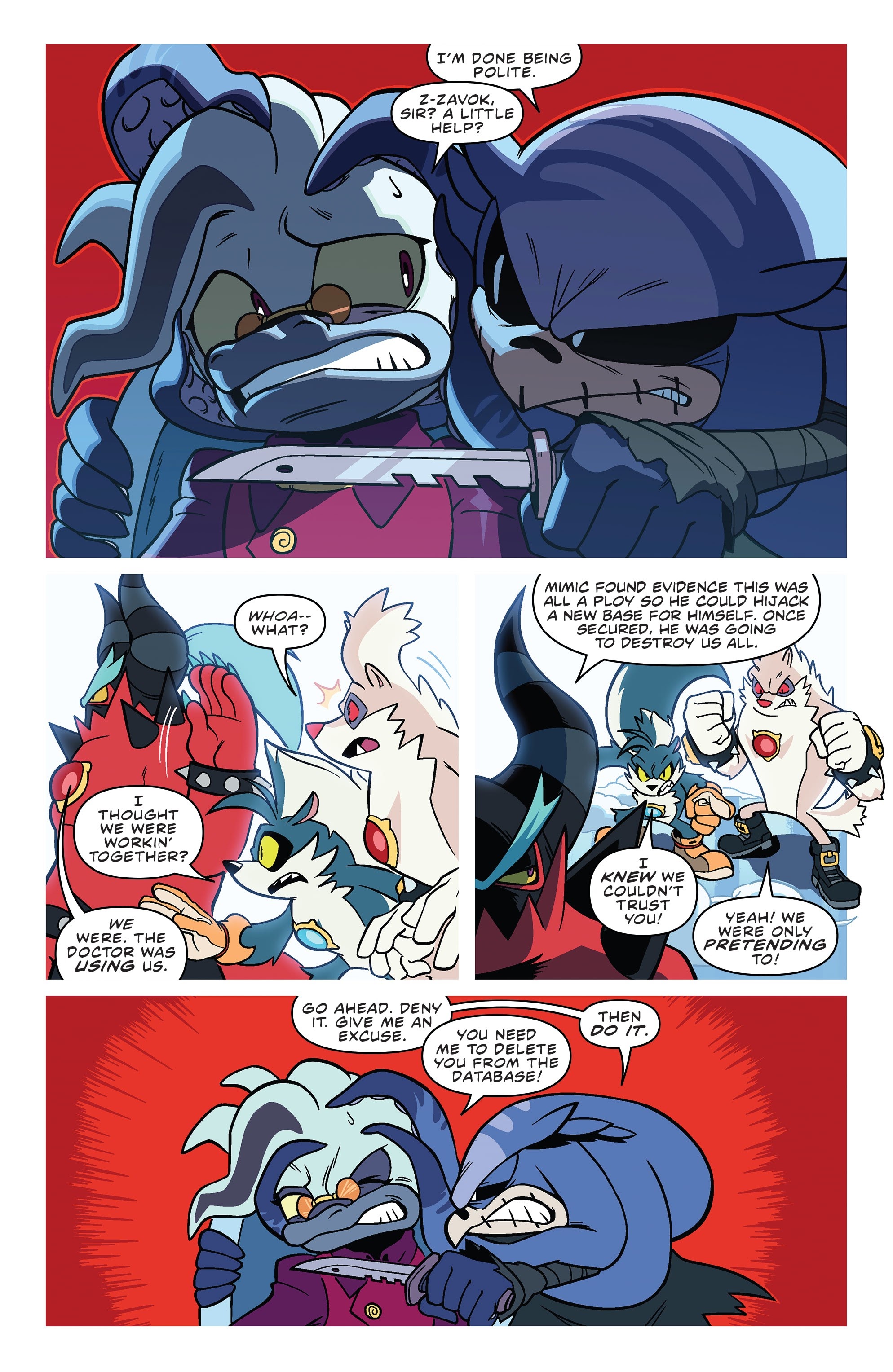 Read online Sonic the Hedgehog: Bad Guys comic -  Issue #3 - 22