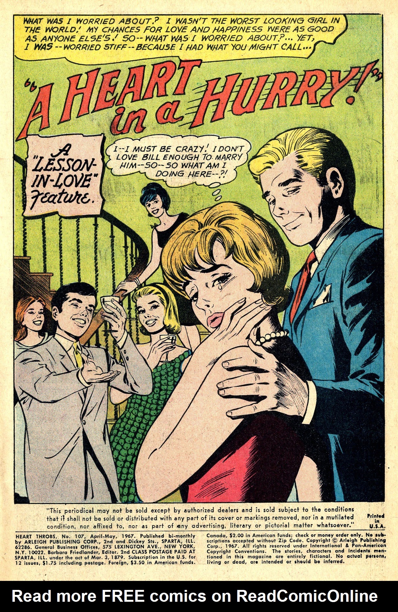 Read online Heart Throbs comic -  Issue #107 - 3
