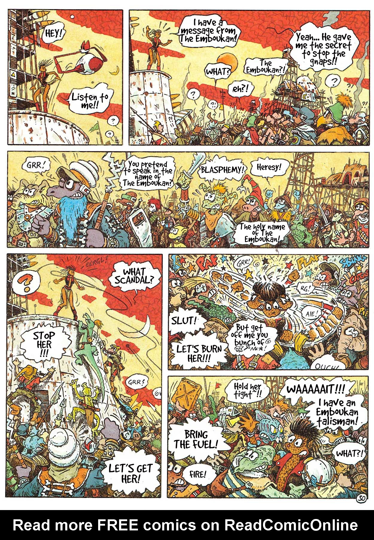 Read online Gazoline and the Red Planet comic -  Issue # Full - 33