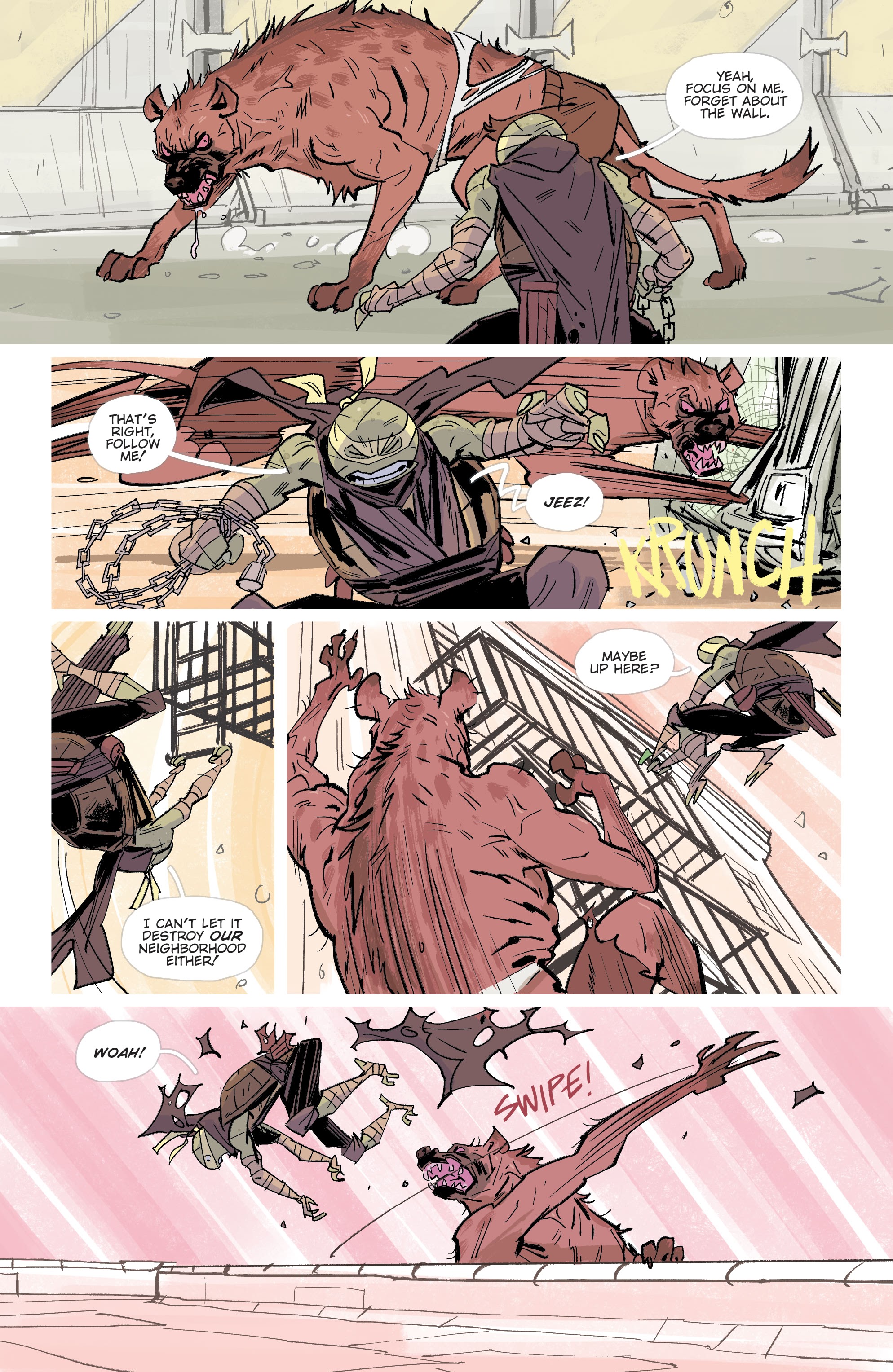Read online Teenage Mutant Ninja Turtles: Jennika II comic -  Issue #1 - 15