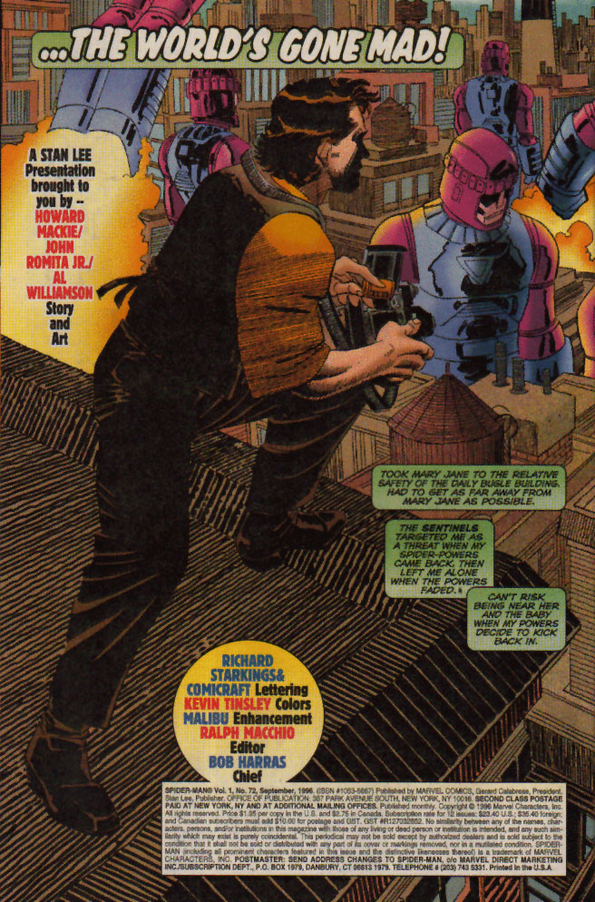 Read online Spider-Man (1990) comic -  Issue #72 - ...The Word's Gone Mad - 3